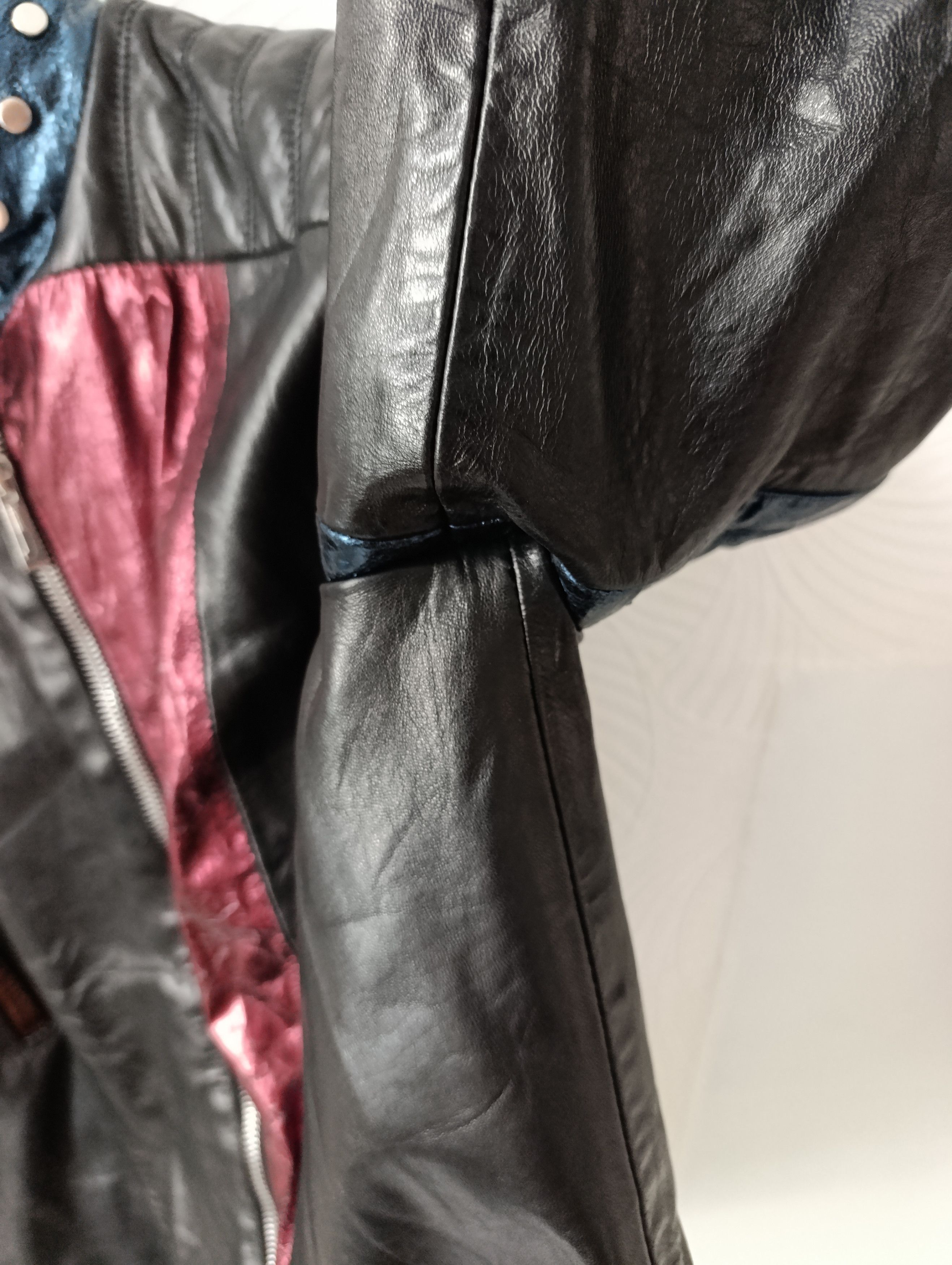 Just Cavalli JUST ROBERTO CAVALLI COUTURE 2013 LEATHER BIKER JACKET Size XL / US 12-14 / IT 48-50 - 7 Thumbnail