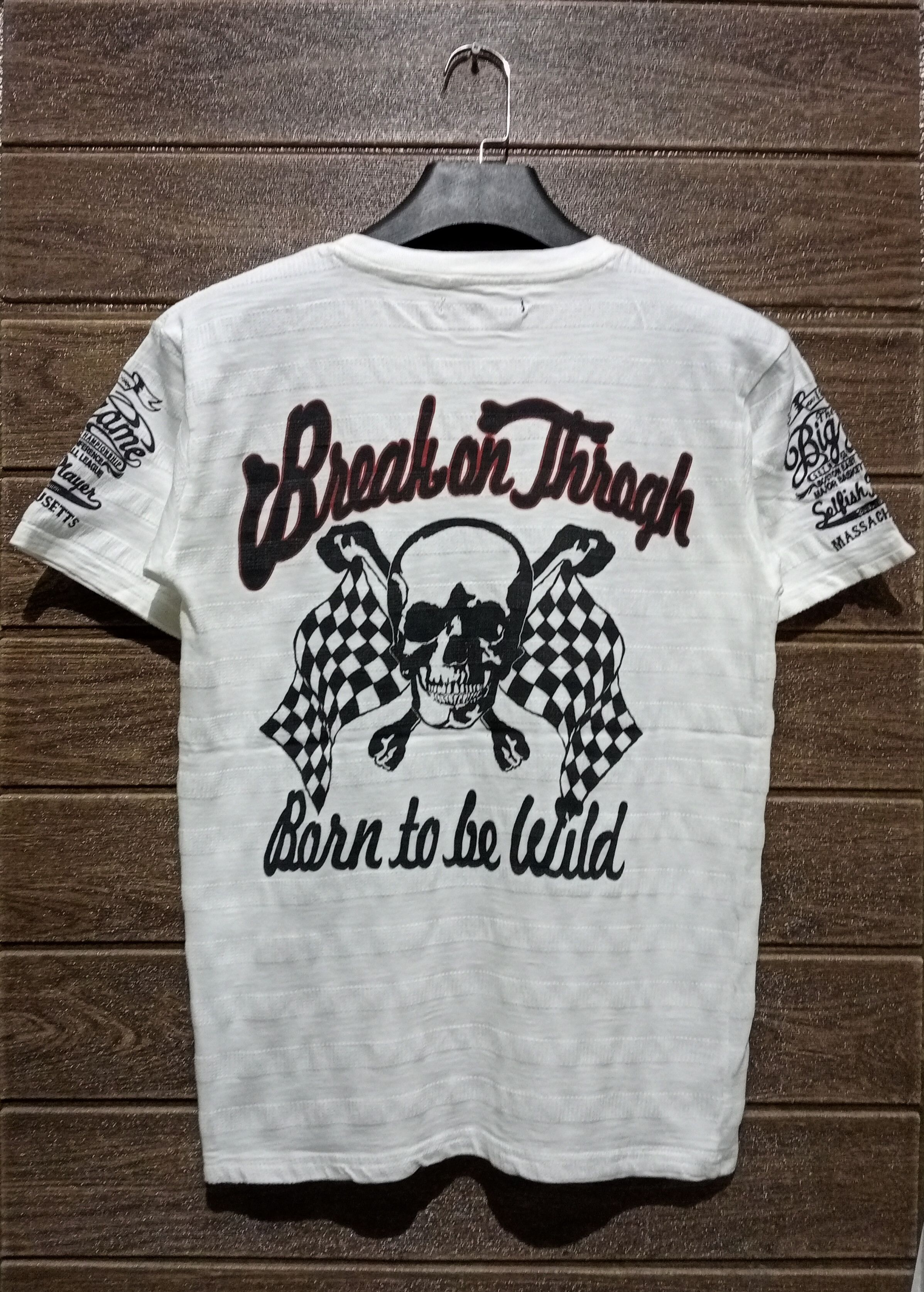 Japanese Brand Vintage Racing Skull Tee Size US L / EU 52-54 / 3 - 1 Thumbnail