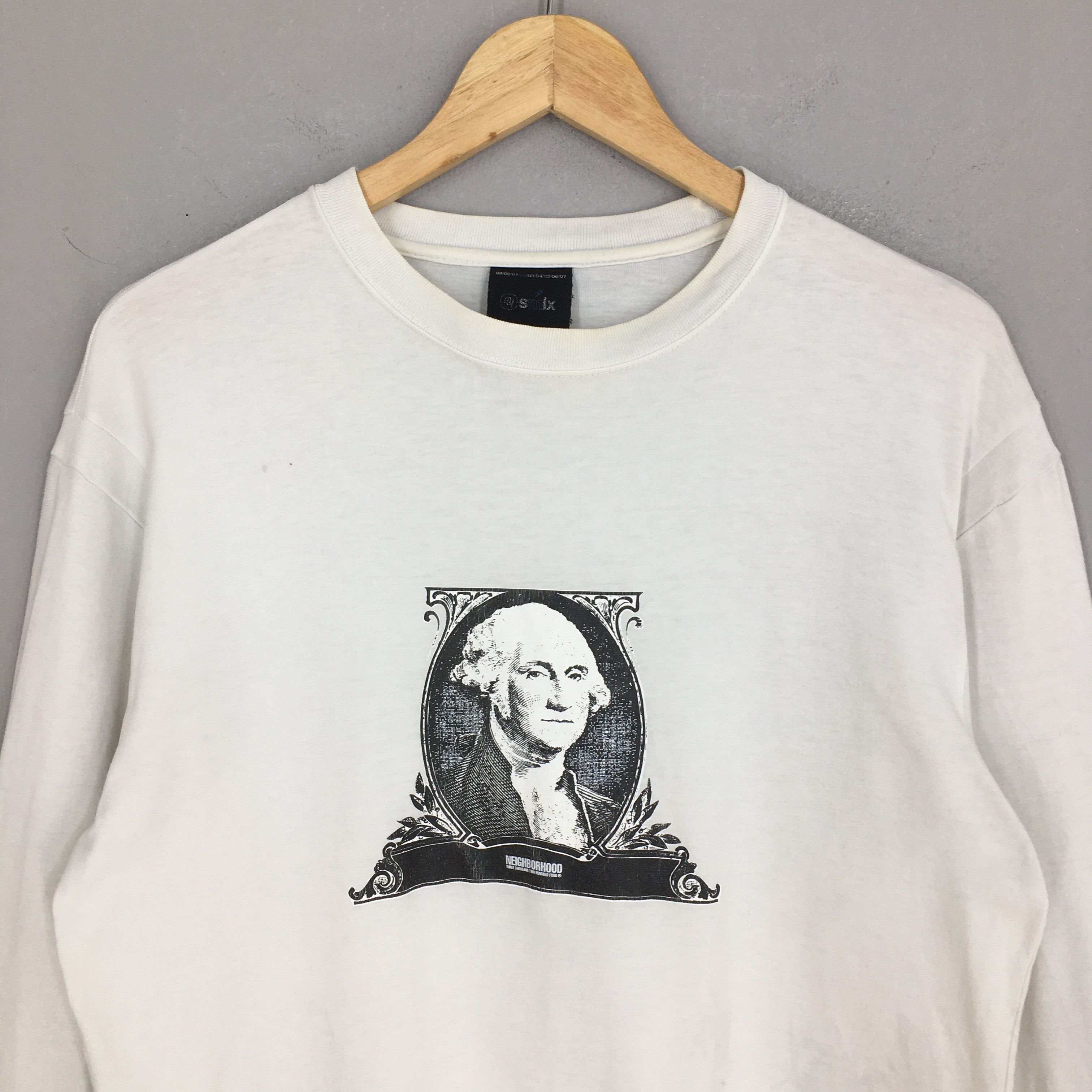 Japanese Brand × Jun Takahashi × Neighborhood Neighborhood Japan Washington Rresident American Tshirt M Size US M / EU 48-50 / 2 - 2 Thumbnail