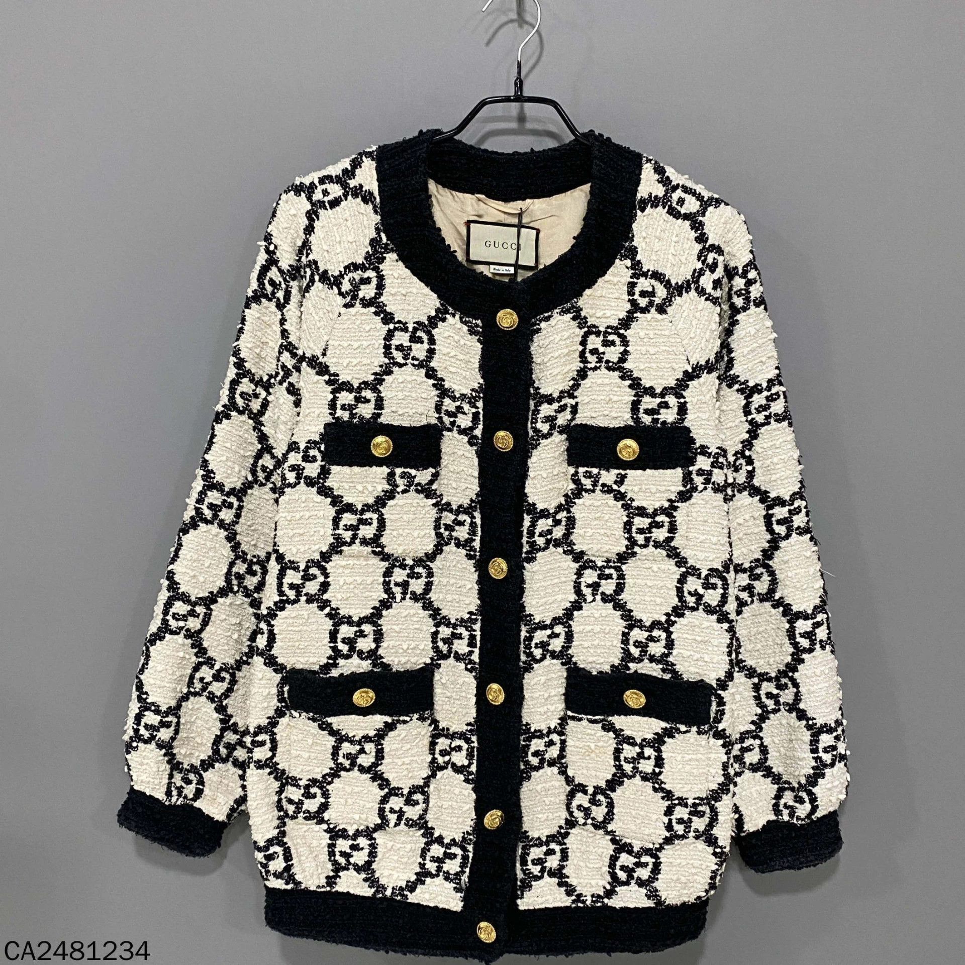 Gucci Gucci GG all over print jacket 36 98 stained Size L / US 10 / IT 46 - 1 Thumbnail