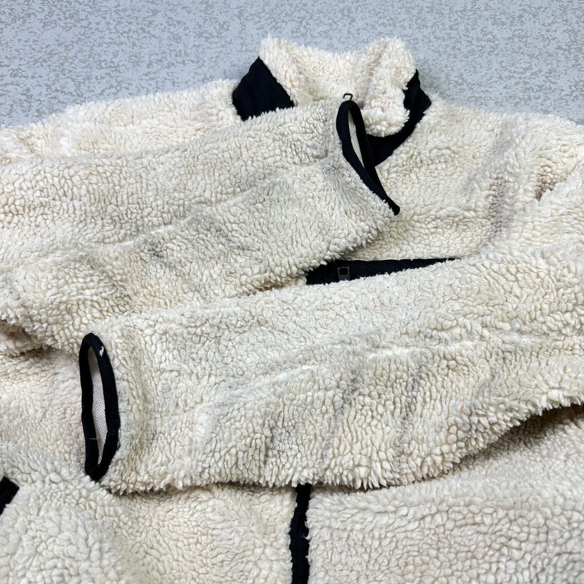 Japanese Brand Japanese Brand Afterbase Matted Fleece Mesh Net Lined Jacket Size US XL / EU 56 / 4 - 8 Thumbnail