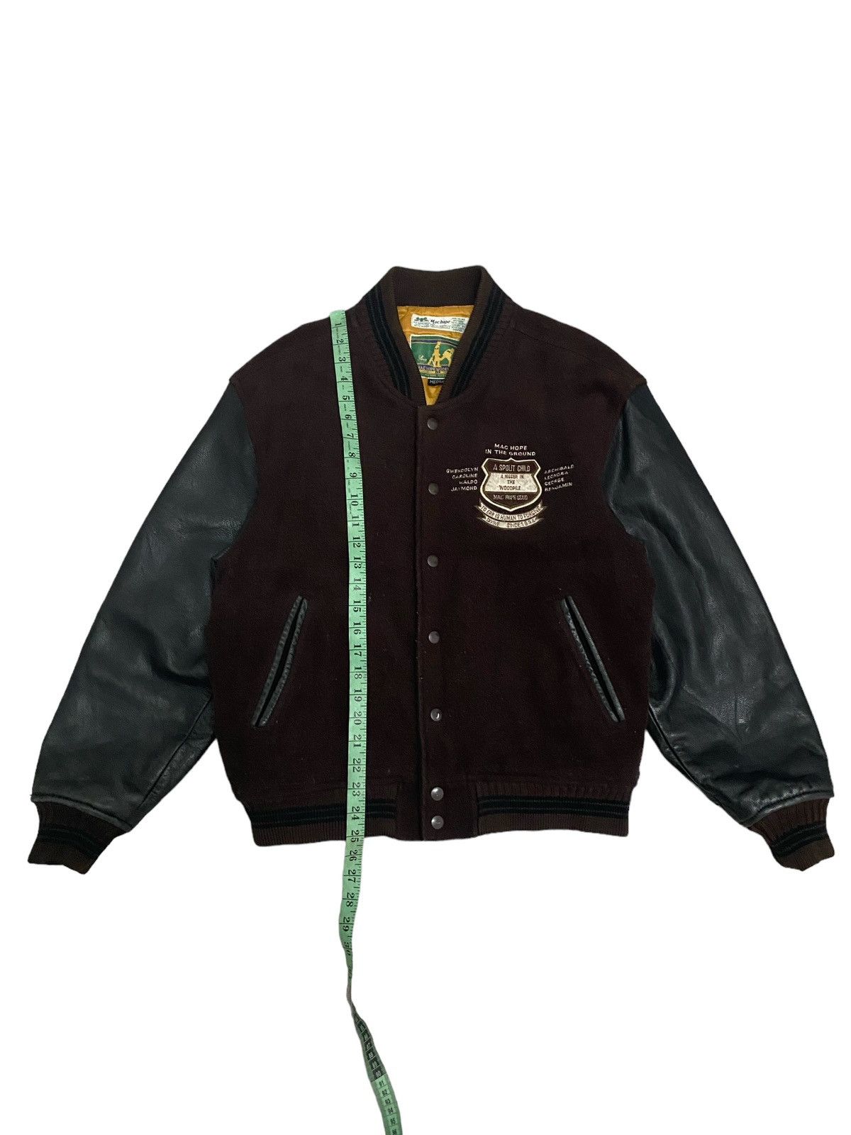 Japanese Brand × Vintage Offer‼️Vintage Machope Japanese Varsity Jacket Size US M / EU 48-50 / 2 - 12 Thumbnail