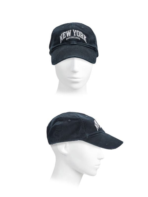 Balenciaga New York Embroidered Baseball Cap Size ONE SIZE - 3 Thumbnail