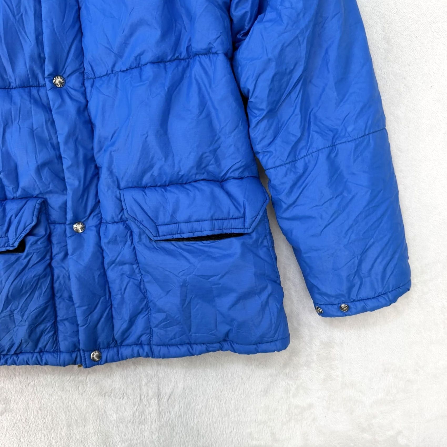 The North Face VINTAGE The North Face Puffer Jacket Mens M Blue Hooded Zip Up Size US M / EU 48-50 / 2 - 4 Thumbnail