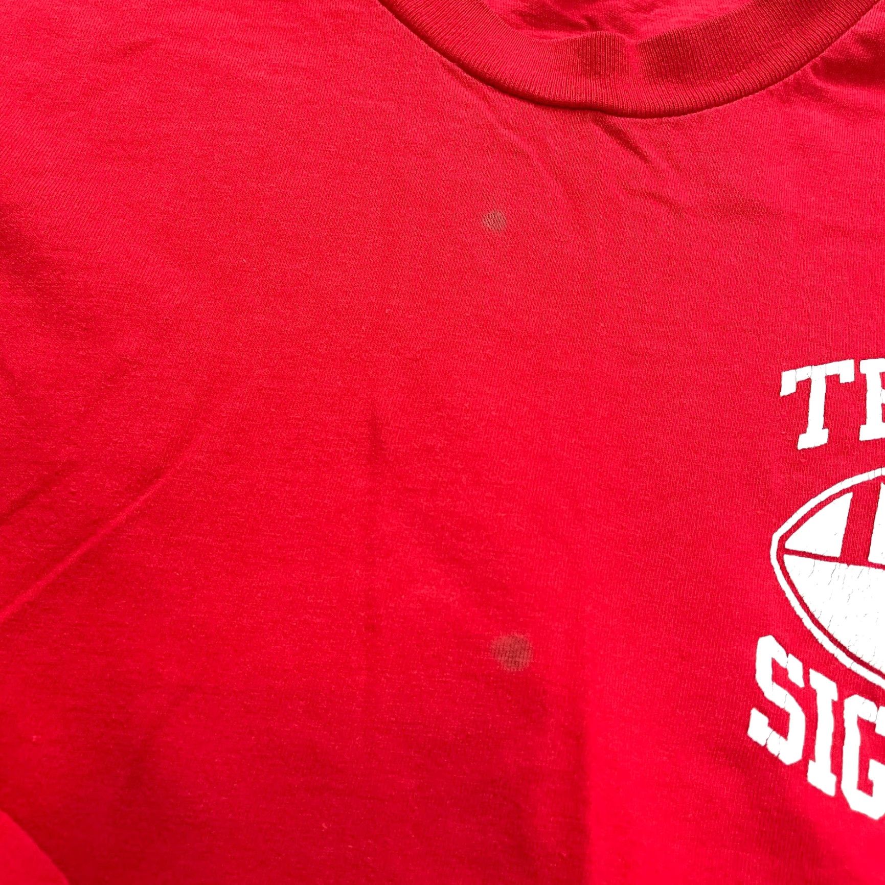 American Apparel American Apparel Shirt Adult Medium Red Long Sleeve Crew Neck Logo T-Shirt Unisex Size US M / EU 48-50 / 2 - 3 Thumbnail