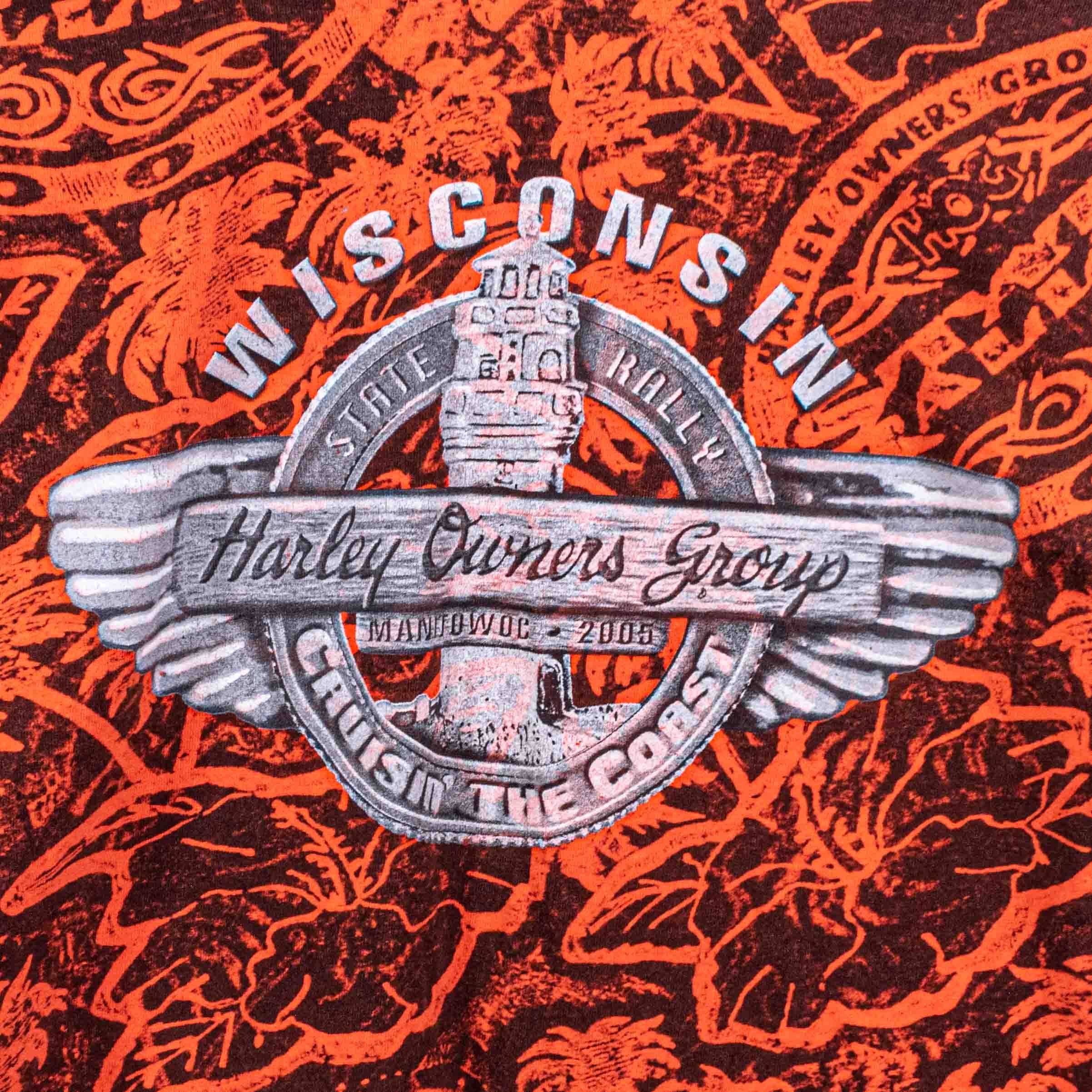 Other Harley Owners Group Bike Rally AOP T-Shirt Biker Y2K Size US M / EU 48-50 / 2 - 5 Thumbnail