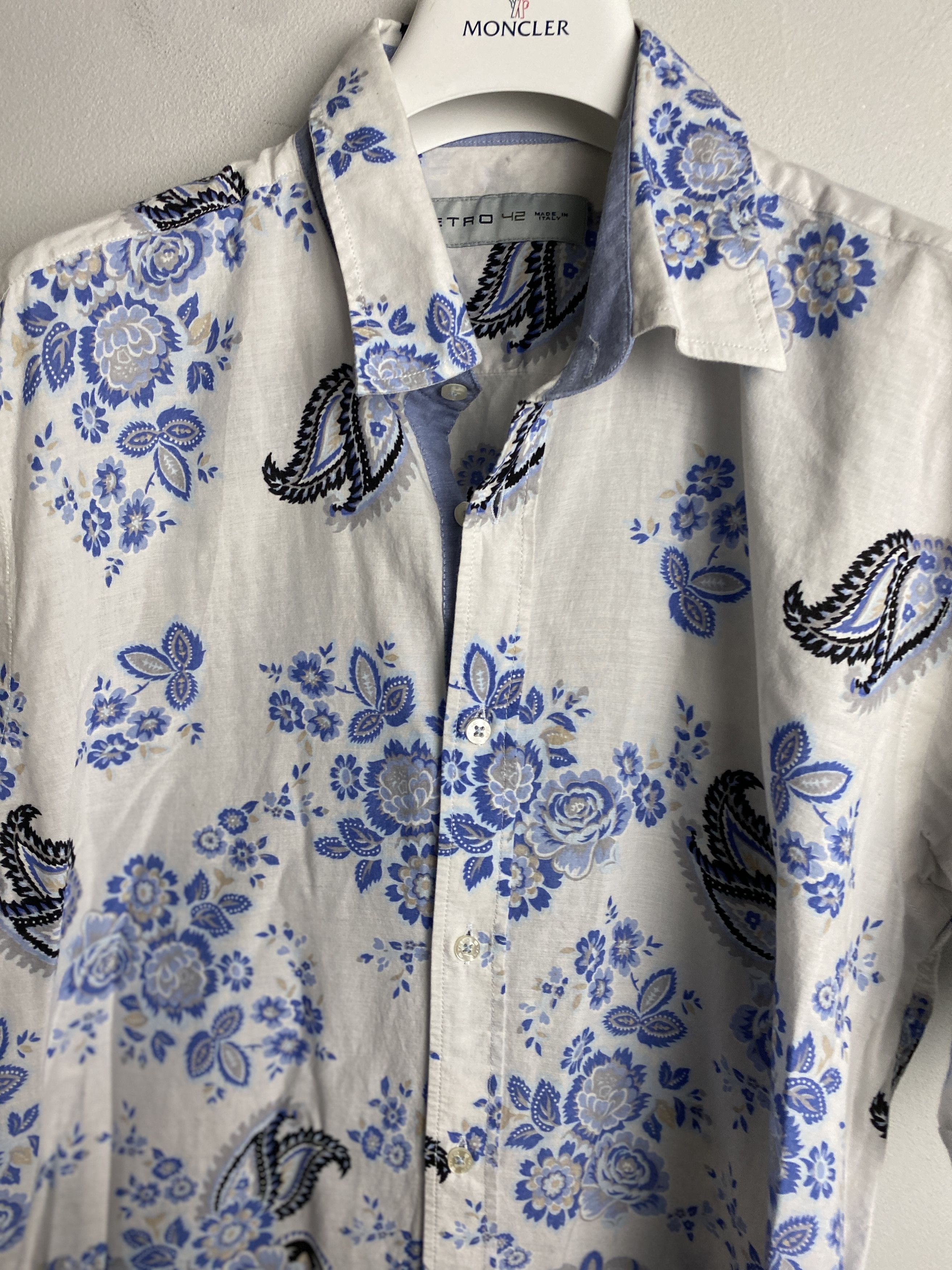 Etro Etro floral printed short sleeve shirt button ups casual Size US XS / EU 42 / 0 - 2 Thumbnail
