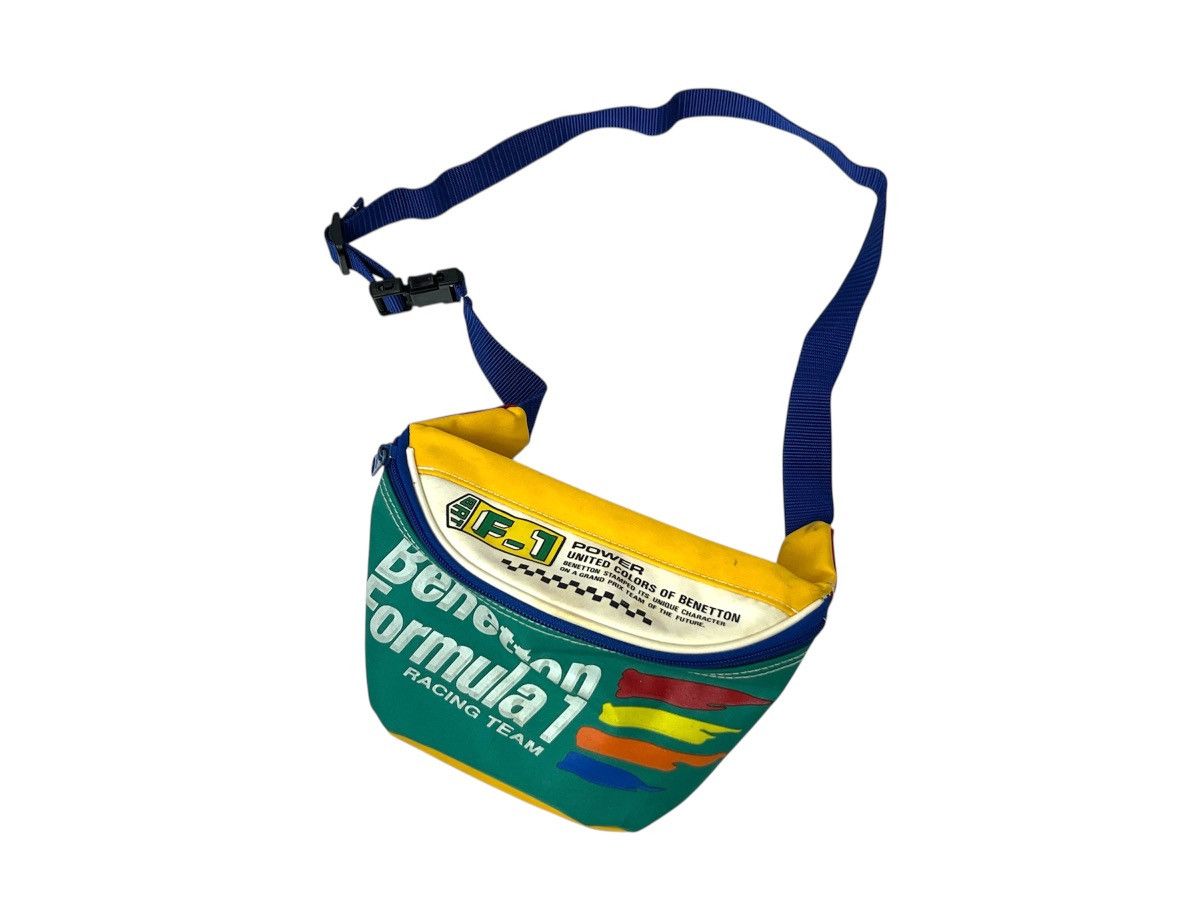 Benetton Vintage Benetton Formula 1 Racing Team Pouch Bag Size ONE SIZE - 4 Thumbnail