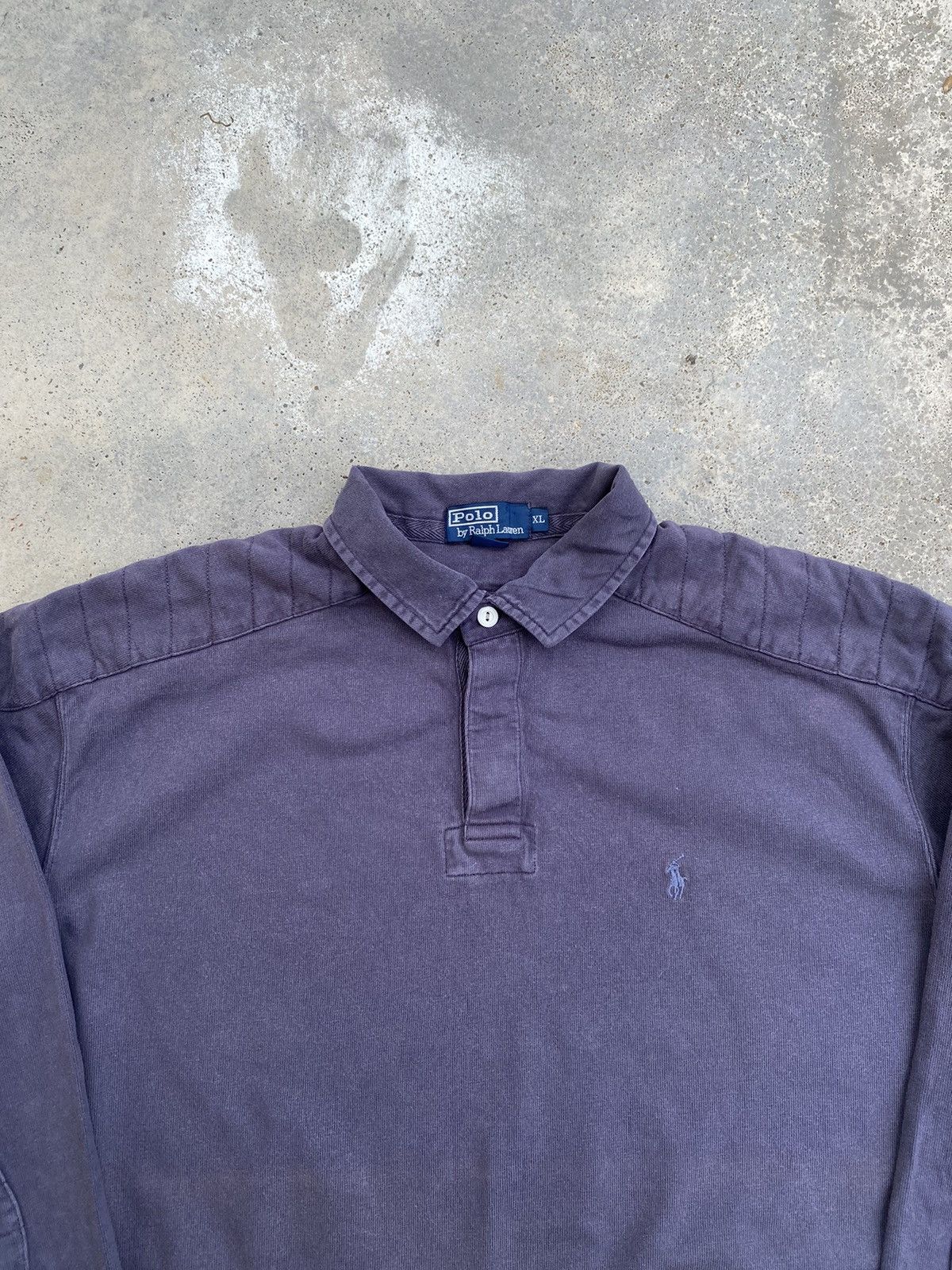 Polo Ralph Lauren Vintage Polo Ralph Lauren Rugby Long Sleeve polo shirt Size US XL / EU 56 / 4 - 2 Thumbnail