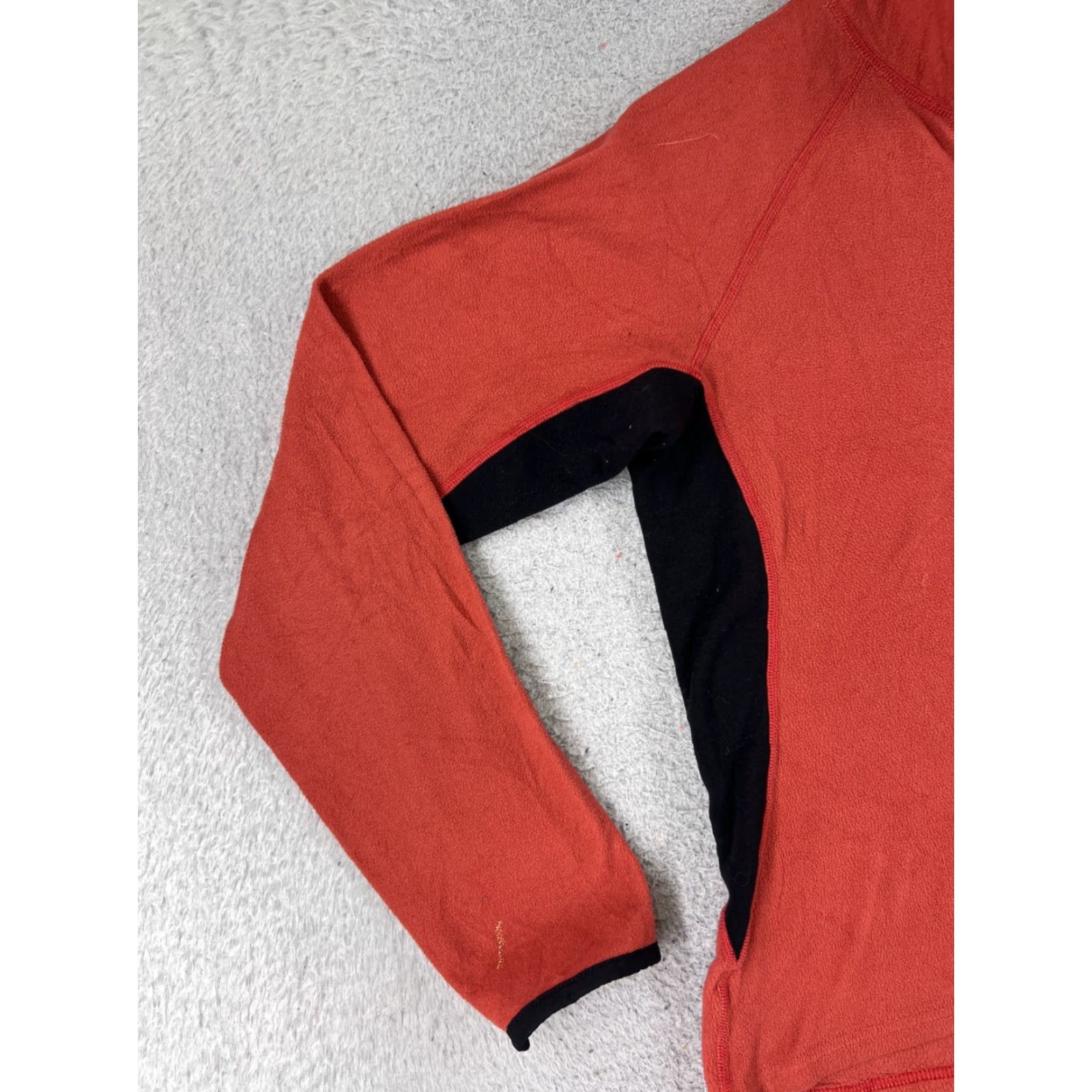 The North Face The North Face Women Sweatshirt Pullover Mock Neck 1/4 Zip Red Polyester Fleece Size M Size M / US 6-8 / IT 42-44 - 3 Thumbnail