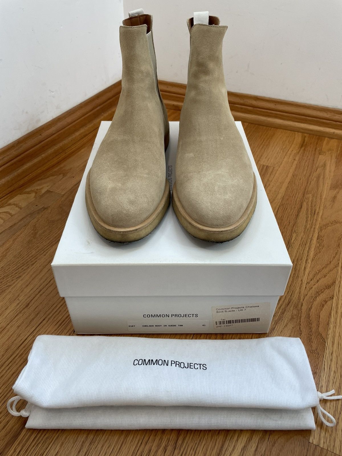 Common Projects CHELSEA BOOTS TOBACCO SUEDE