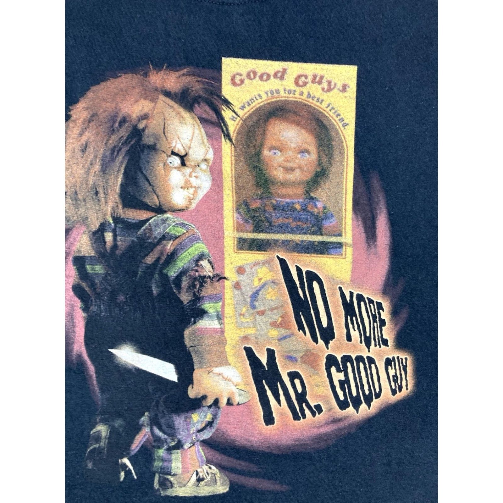 Ripple Junction Chucky No More Mr Good Guy Graphic T-shirt Men Medium Black Short Sleeve Movie Size US M / EU 48-50 / 2 - 2 Thumbnail