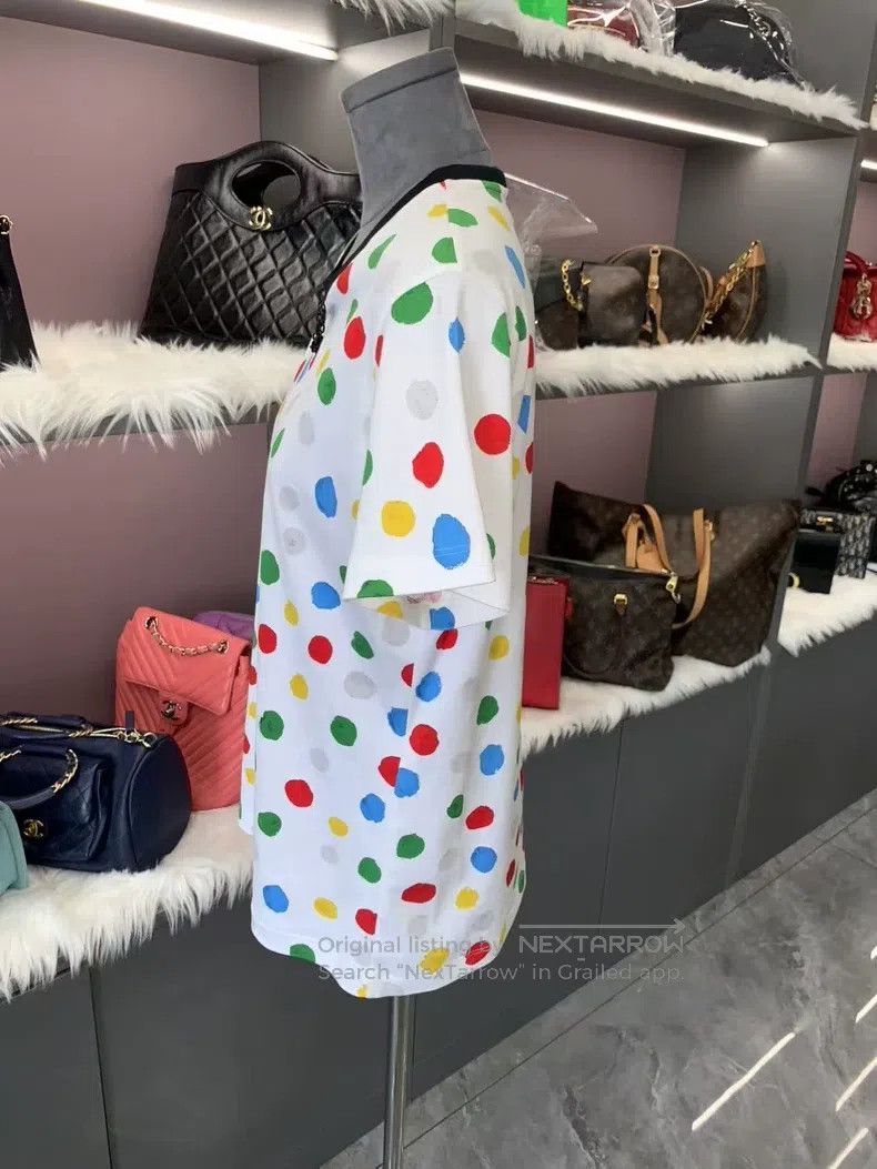Louis Vuitton Louis Vuitton Yayoi Kusama co-branded polka-dot T-shirt Size US L / EU 52-54 / 3 - 4 Thumbnail