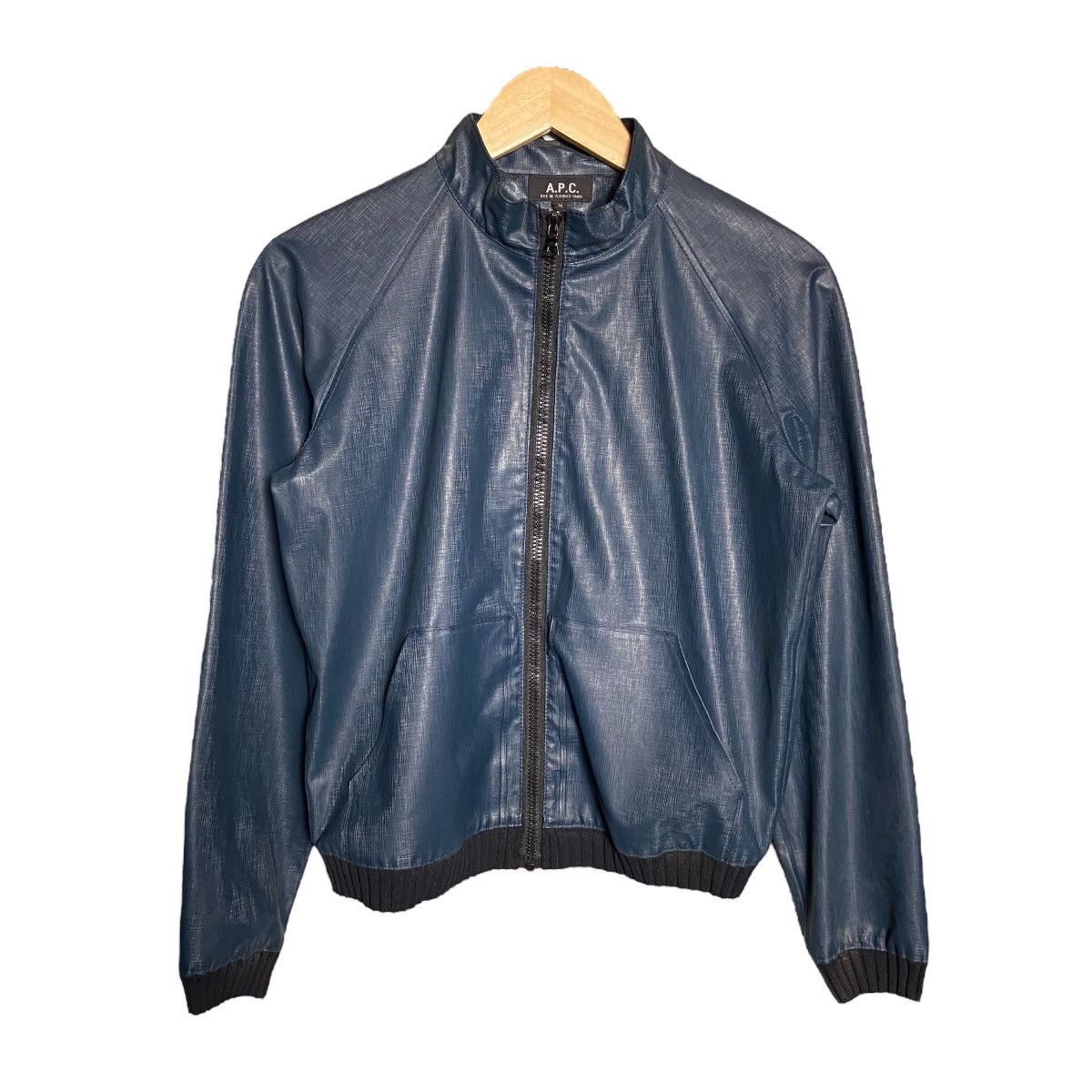 A.P.C. × Vintage Vintage A.P.C. Waterproof Full Zip Bomber Jacket Size US M / EU 48-50 / 2 - 1 Thumbnail