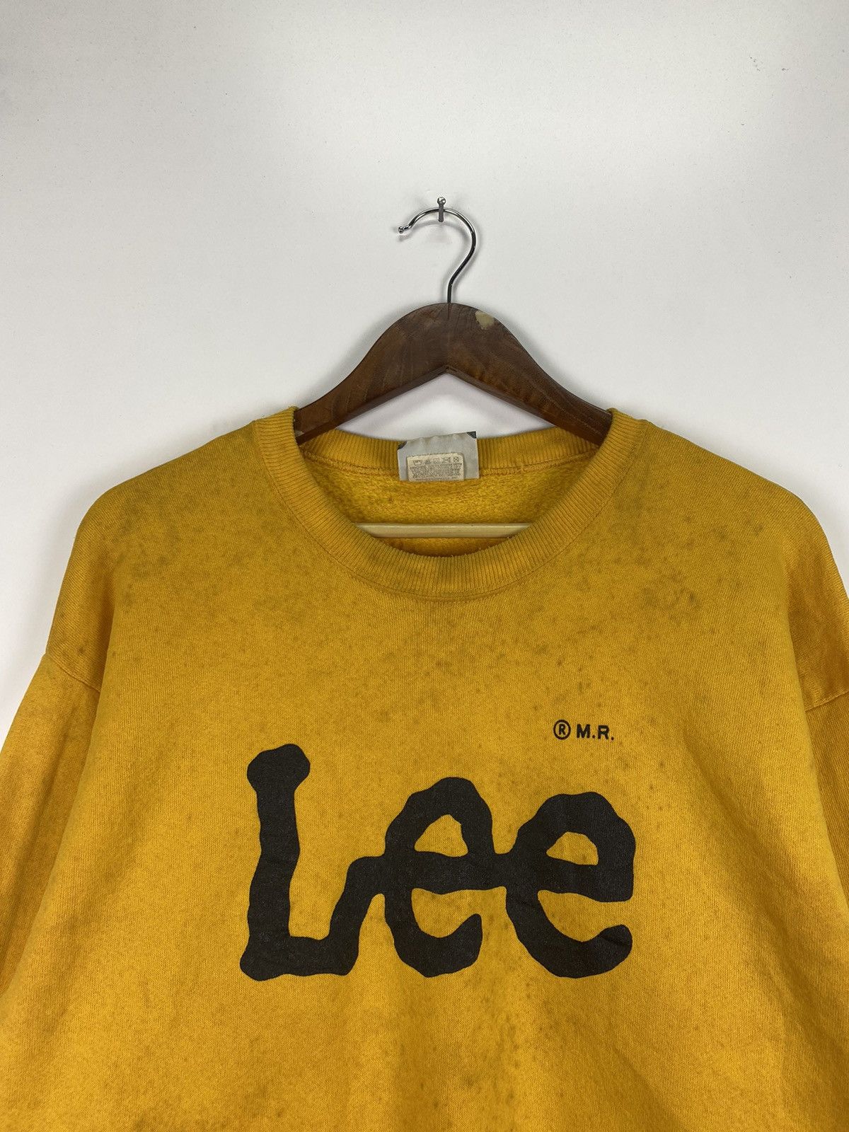 Lee × Vintage Vintage 80’s LEE big logo sweater Size US L / EU 52-54 / 3 - 6 Thumbnail