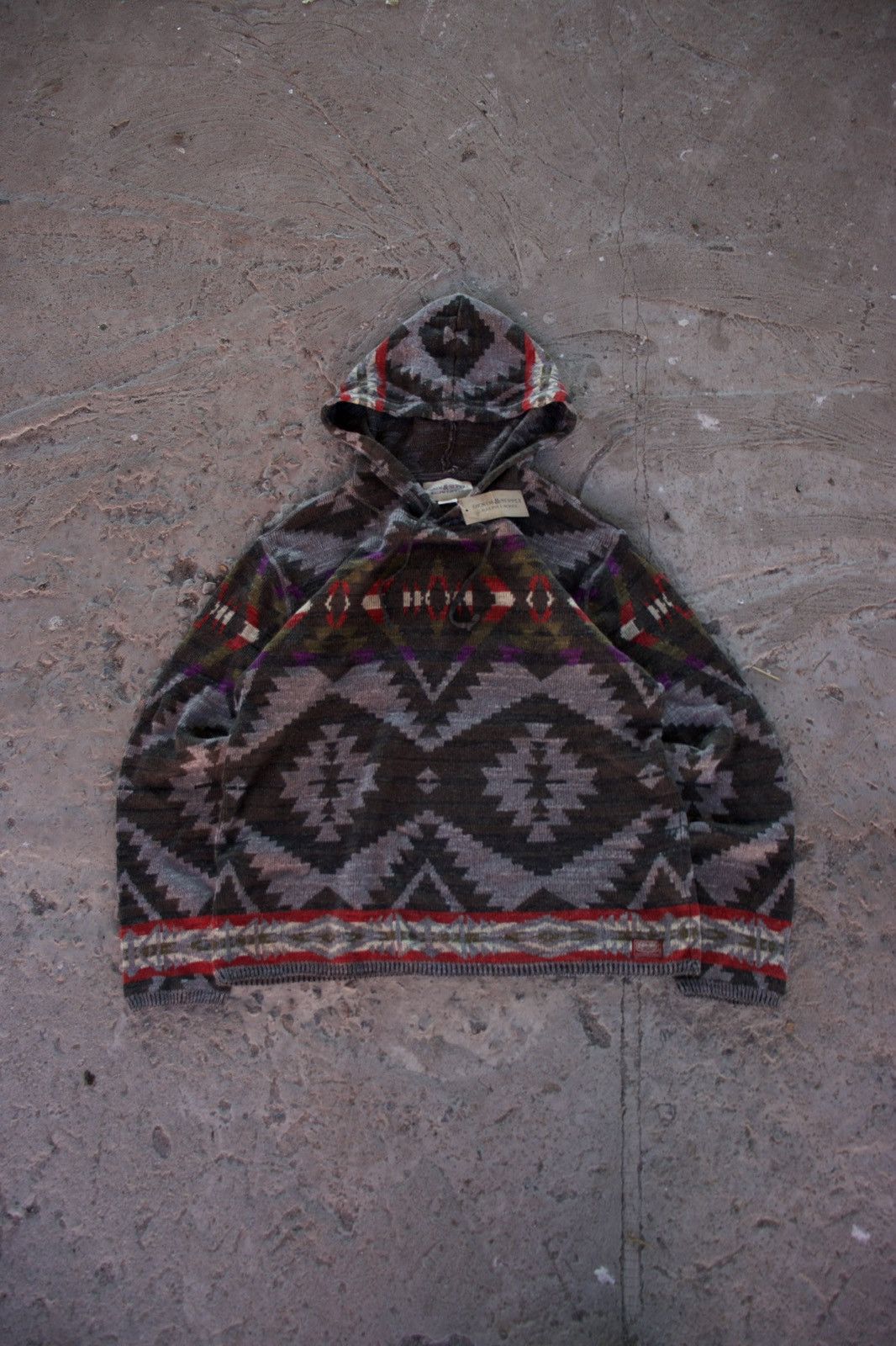 Denim & Supply Ralph Lauren Denim & Supply Ralph Lauren Aztec Native Knit Hoodie (2010s) Size US M / EU 48-50 / 2 - 1 Thumbnail