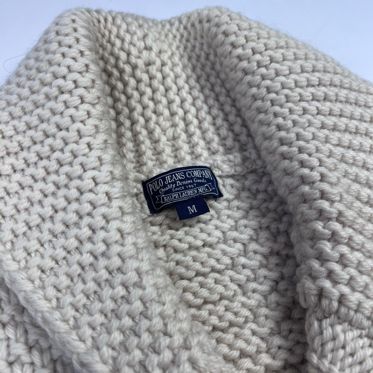 Ralph Lauren × Vintage Ralph Lauren heavyweight wool knit cardigan vest Size M / US 6-8 / IT 42-44 - 6 Thumbnail
