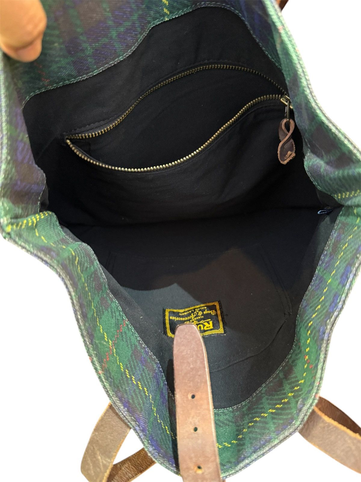 Rugby Ralph Lauren Rugby Ralph Lauren BlackWatch Skull Tote Bag Size ONE SIZE - 3 Thumbnail