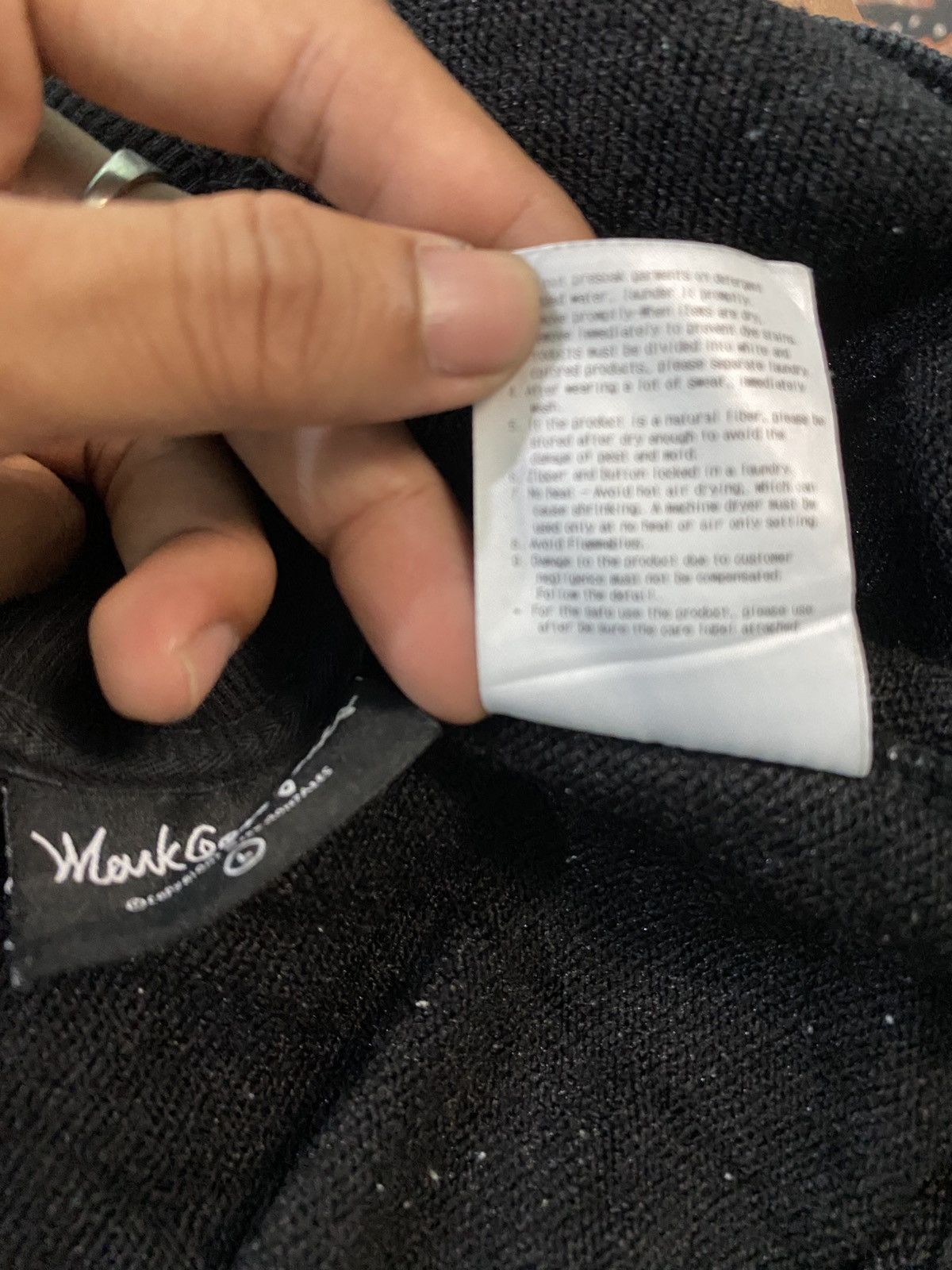 Japanese Brand Mark Gonzalez Hoodie Zipper Baggy Black sweatshirt Y2K Size US L / EU 52-54 / 3 - 12 Thumbnail