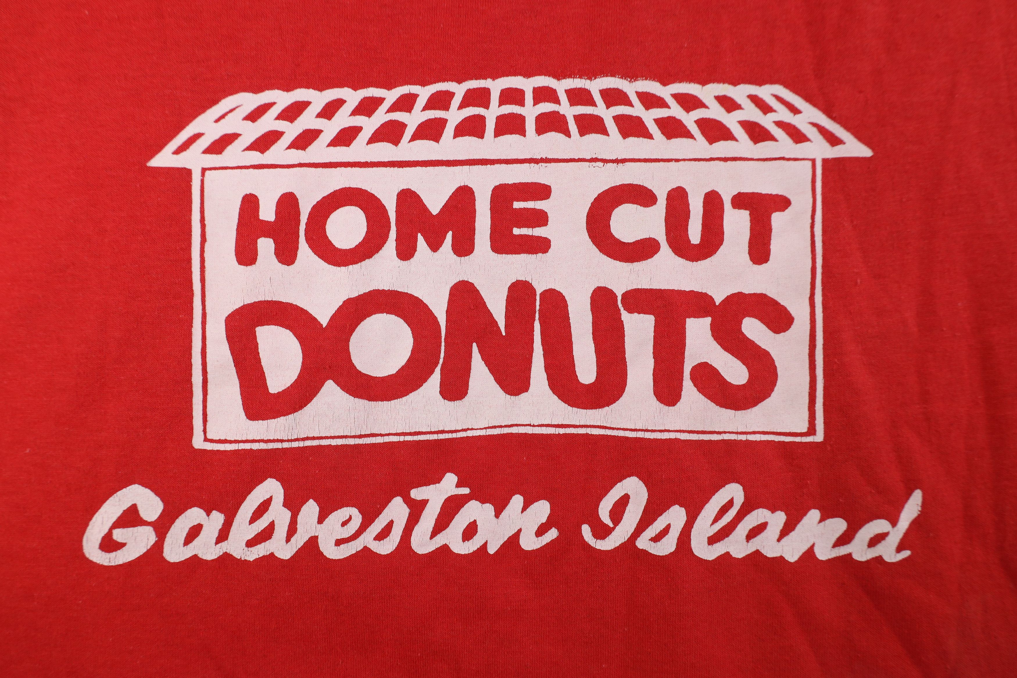 Vintage Vintage 70s 80s Home Cut Donuts Galveston Island T-Shirt USA Size L / US 10 / IT 46 - 4 Thumbnail