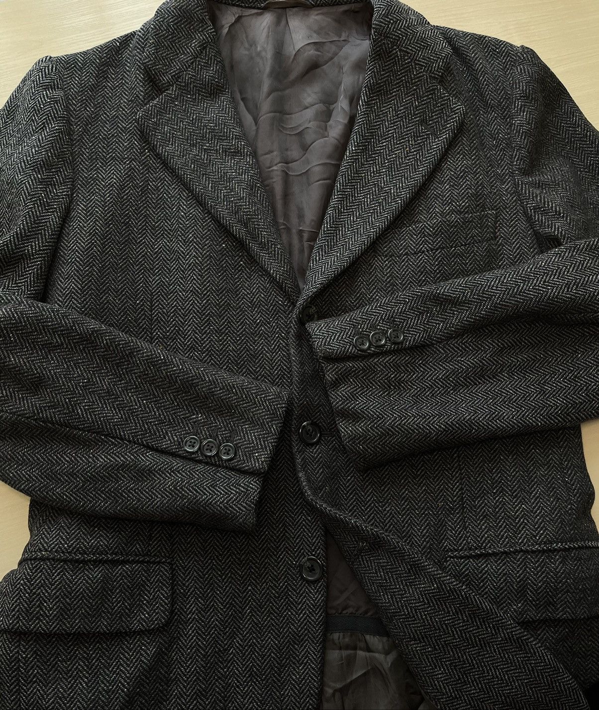 Burberry Vintage Burberrys wool classic blazer jacket Size 48R - 4 Thumbnail