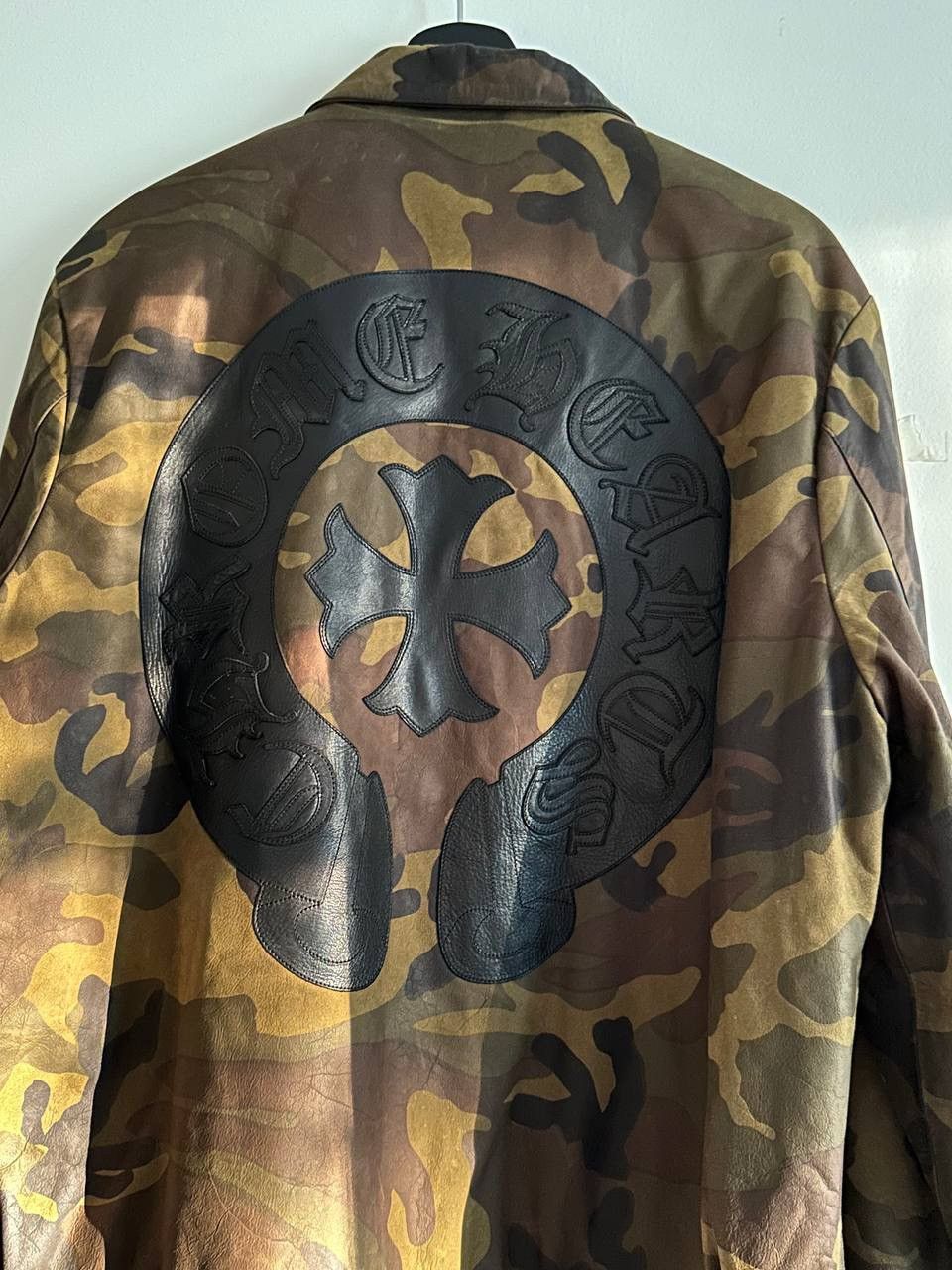 Chrome Hearts Leather Camo Jacket Size US XL / EU 56 / 4 - 3 Thumbnail
