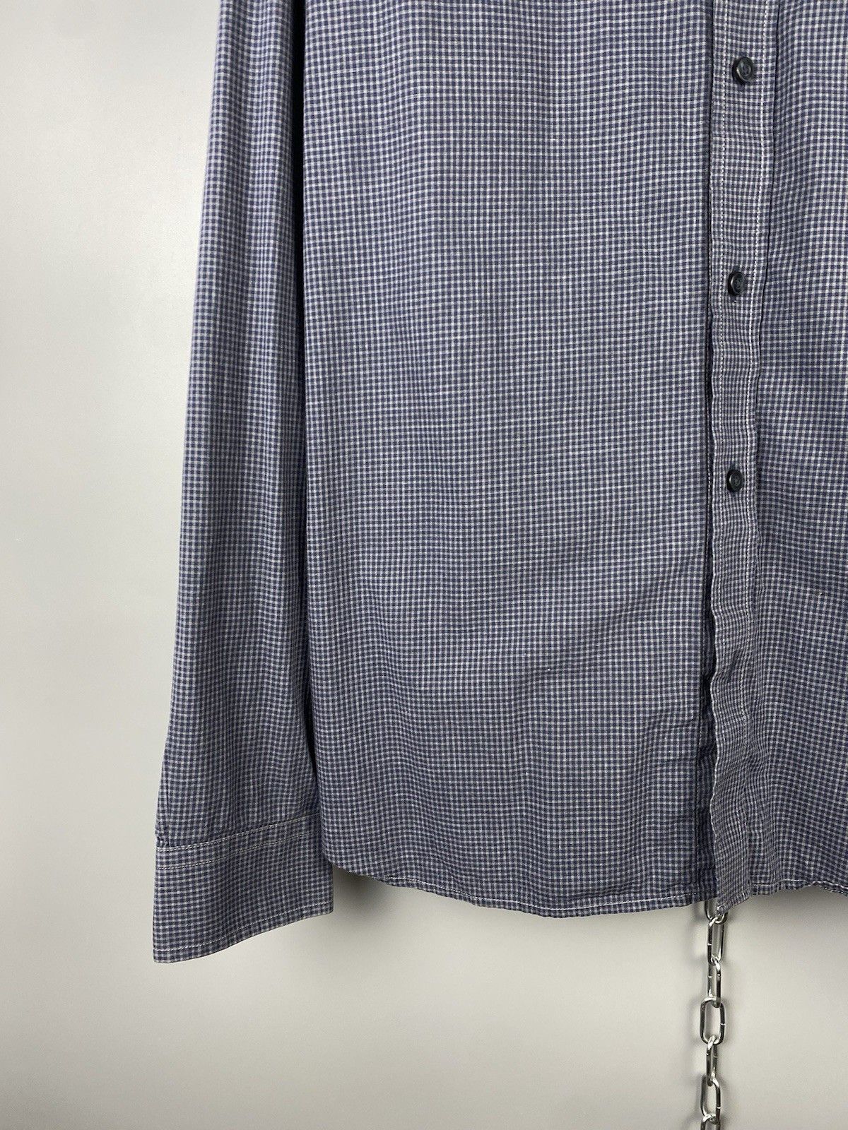 Fred Perry Fred Perry Check Button Long Sleeve Shirt Size US L / EU 52-54 / 3 - 7 Thumbnail