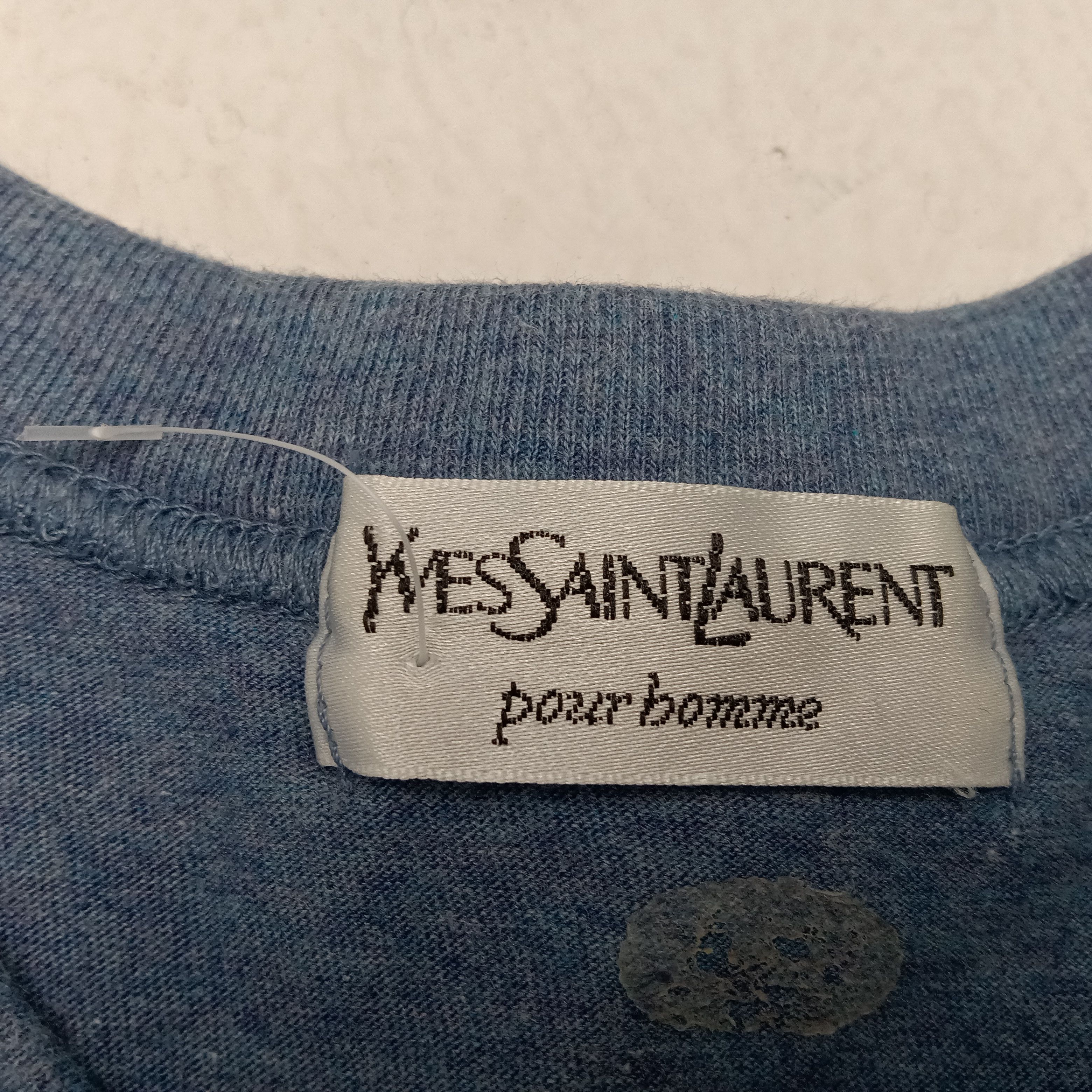 Vintage × Yves Saint Laurent Vintage Yves Saint Lauren Pour Homme Italian Brand Tshirt Size US M / EU 48-50 / 2 - 4 Thumbnail
