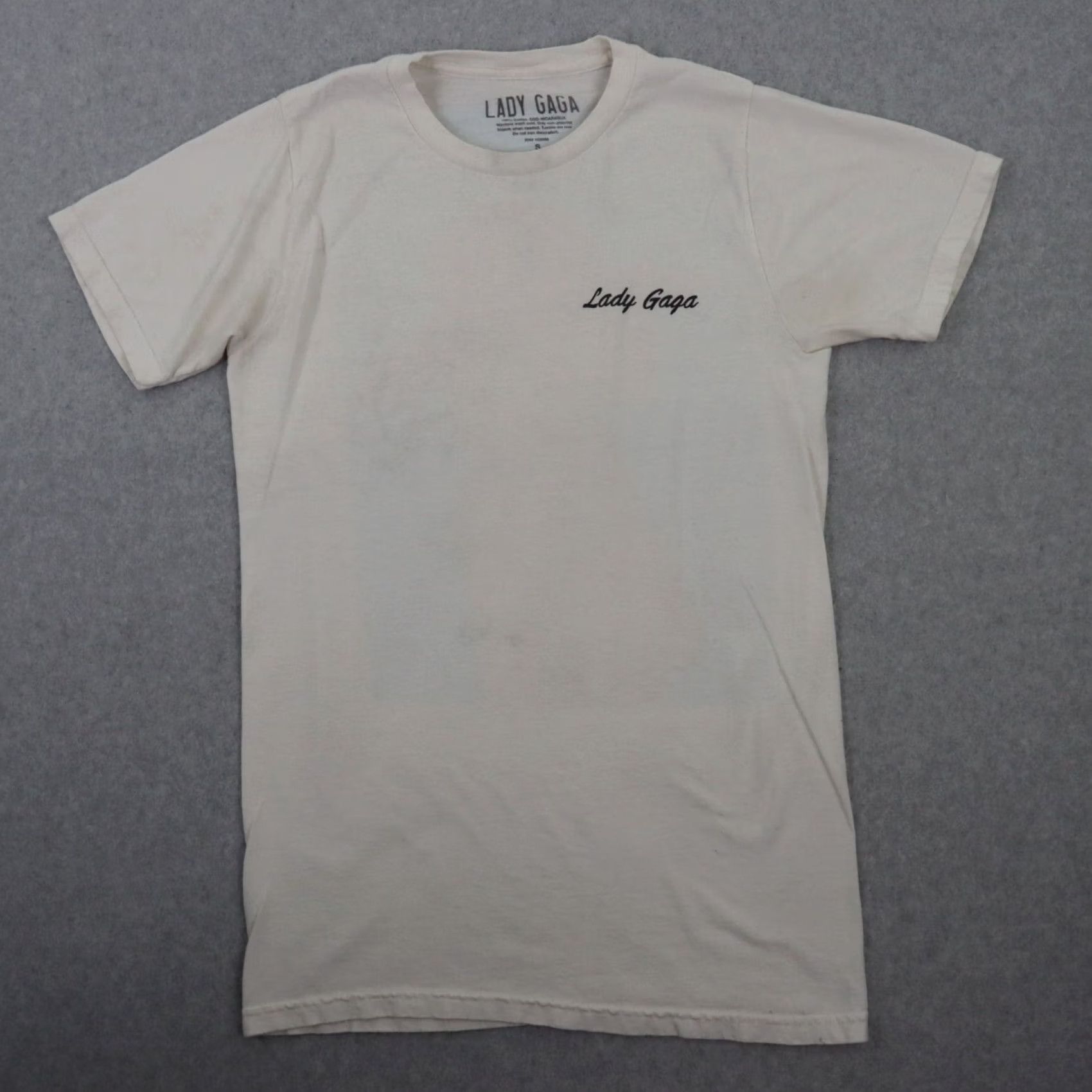 Pinko Lady Gaga WOMENS TShirt Size Small Portrait Pink Hat White Size S / US 4 / IT 40 - 4 Thumbnail