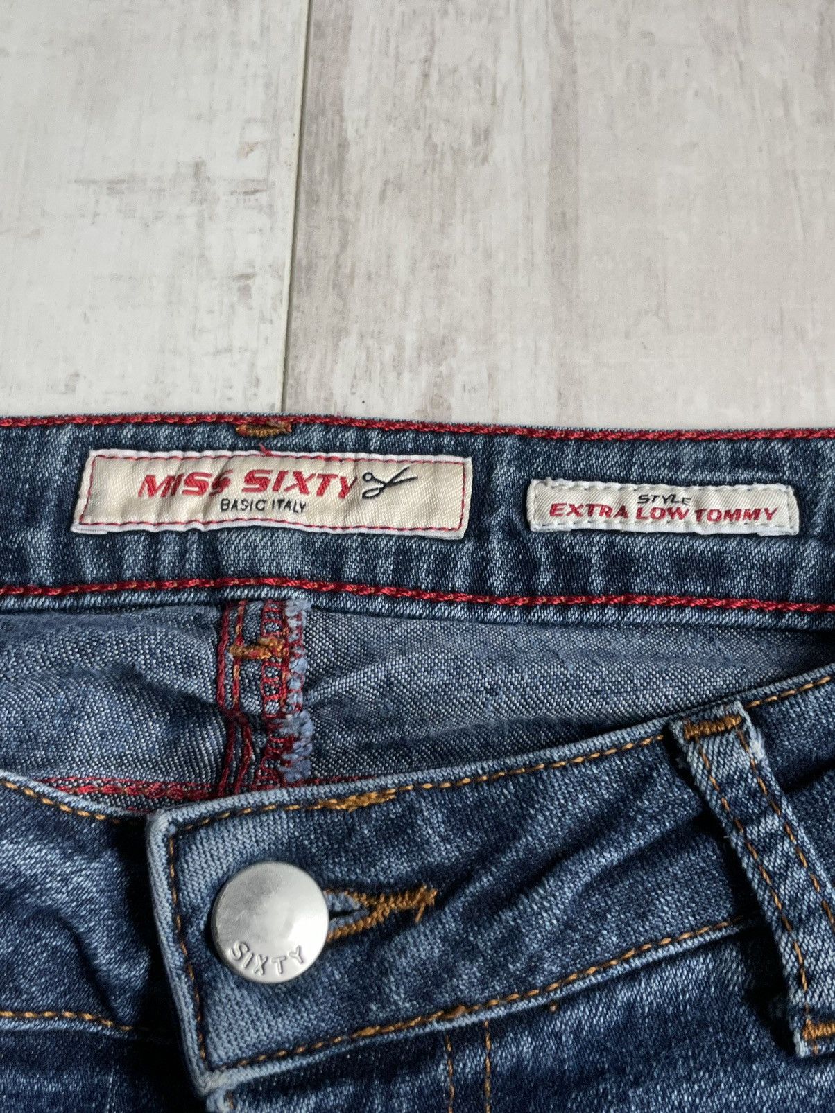 Miss Sixty Vintage Y2K Miss Sixty 00’s Flare Denim Jeans RARE Size 27" / US 4 / IT 40 - 8 Thumbnail