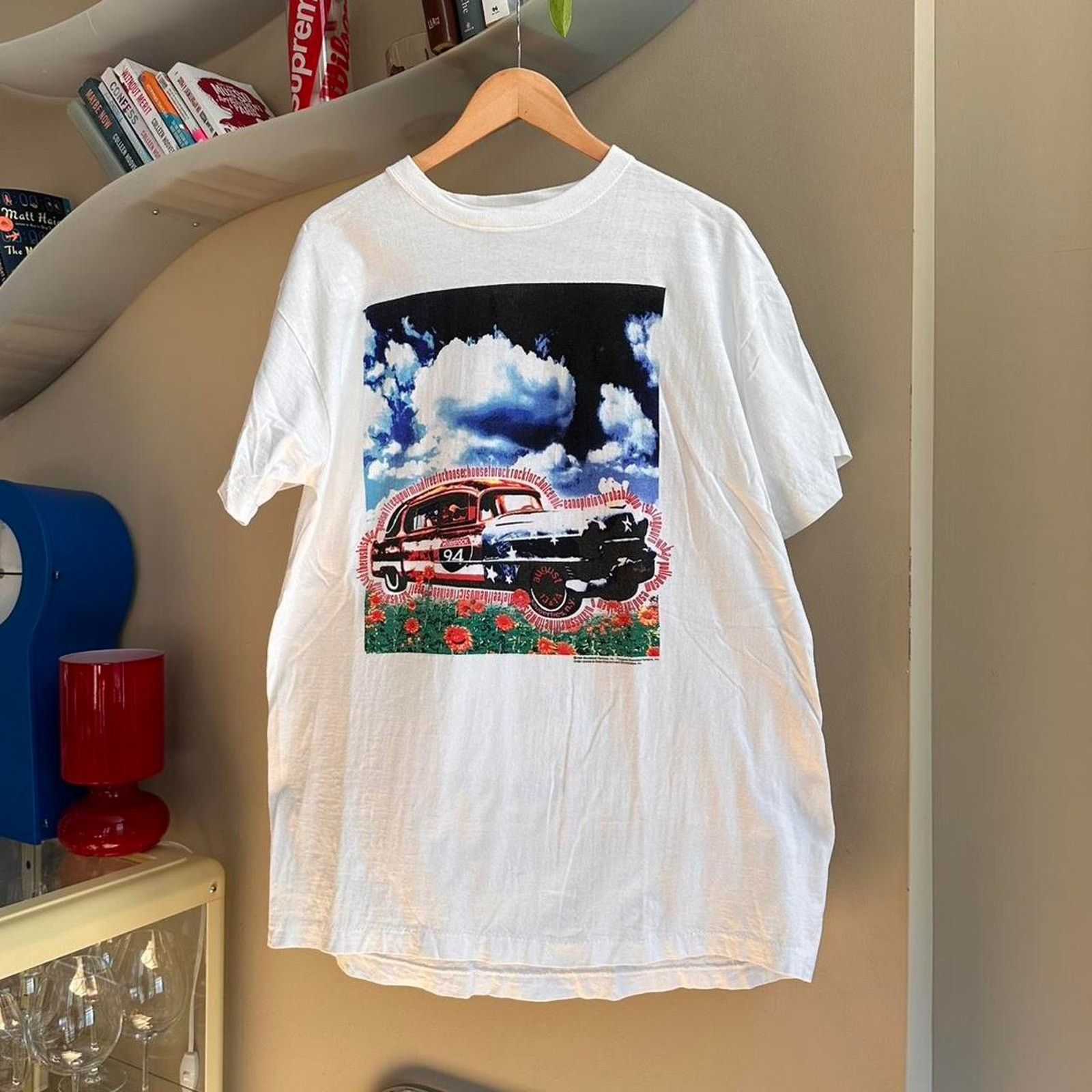Band Tees × Vintage Vintage 1994 Woodstock Shirt Size US XL / EU 56 / 4 - 1 Thumbnail