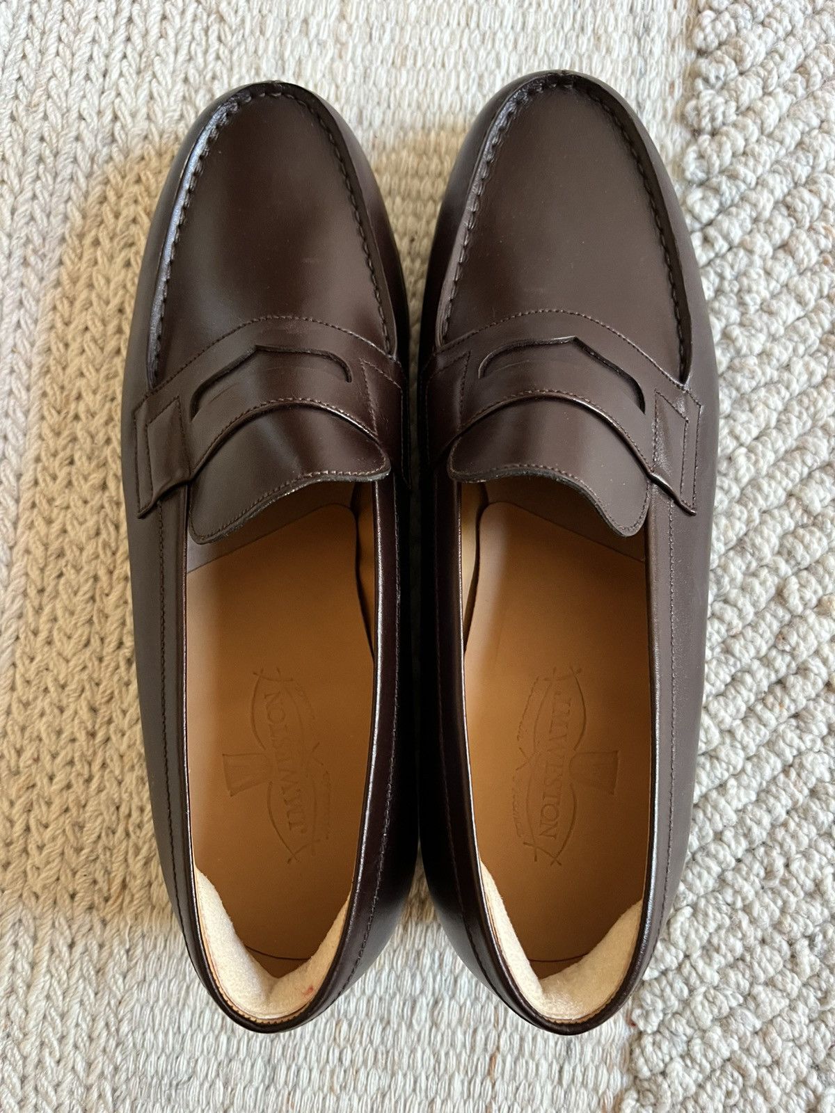 J.M. Weston J.M. Weston 180 chocolate boxcalf 8D / 9US Size US 9 / EU 42 - 5 Thumbnail