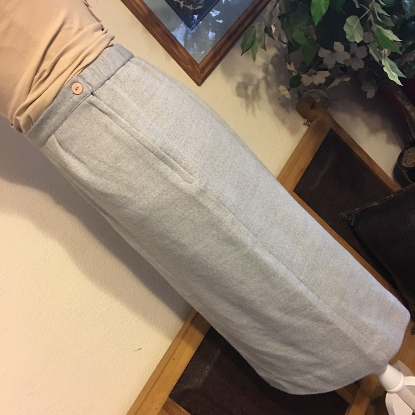 Other Soft gray midi skirt NWOT 6 Size 28" / US 6 / IT 42 - 3 Thumbnail