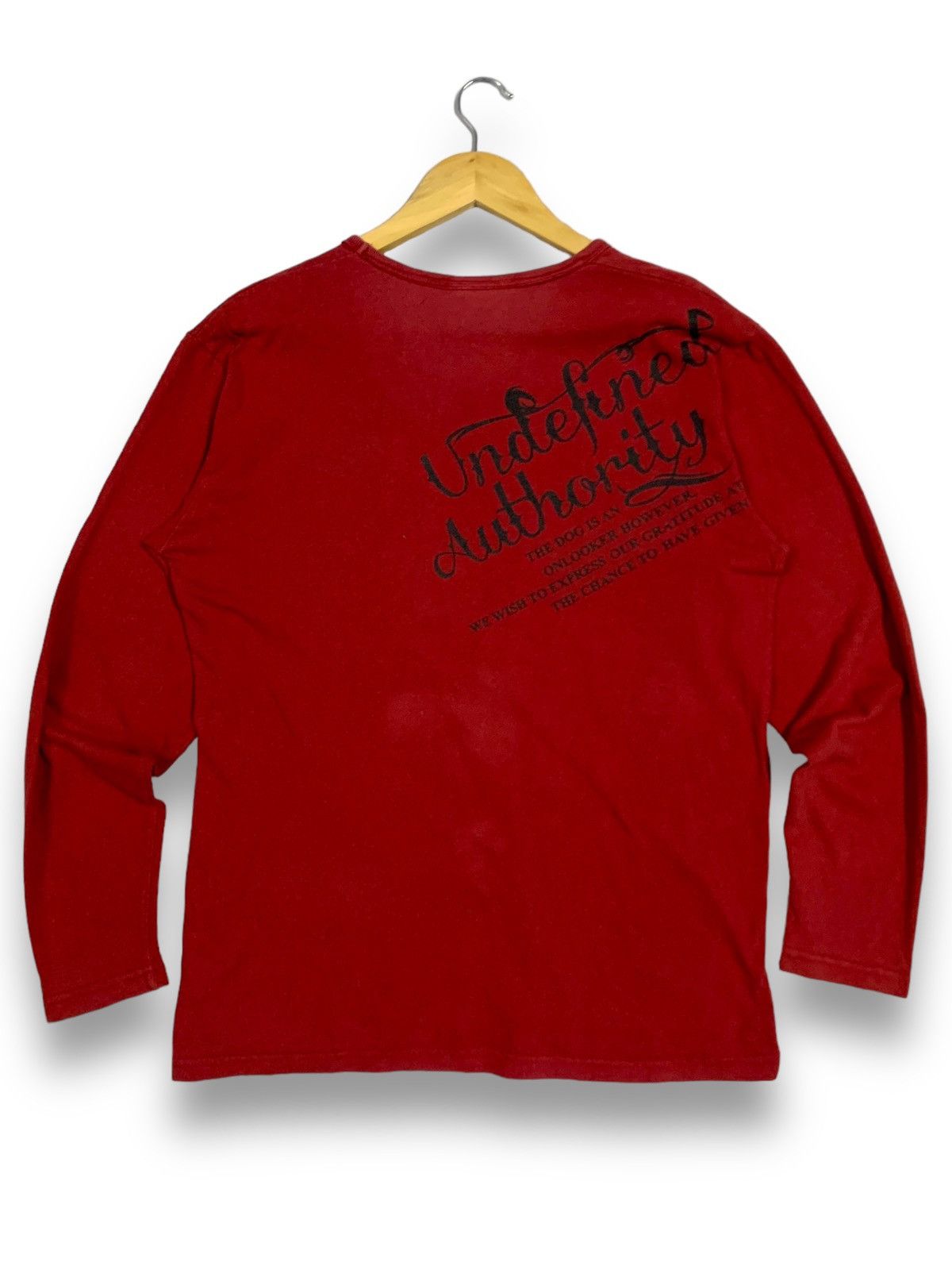 If Six Was Nine Y2K Japanese Brand Pleggi Poem Goth Punk Long Sleeve T-shirt Size US M / EU 48-50 / 2 - 2 Thumbnail