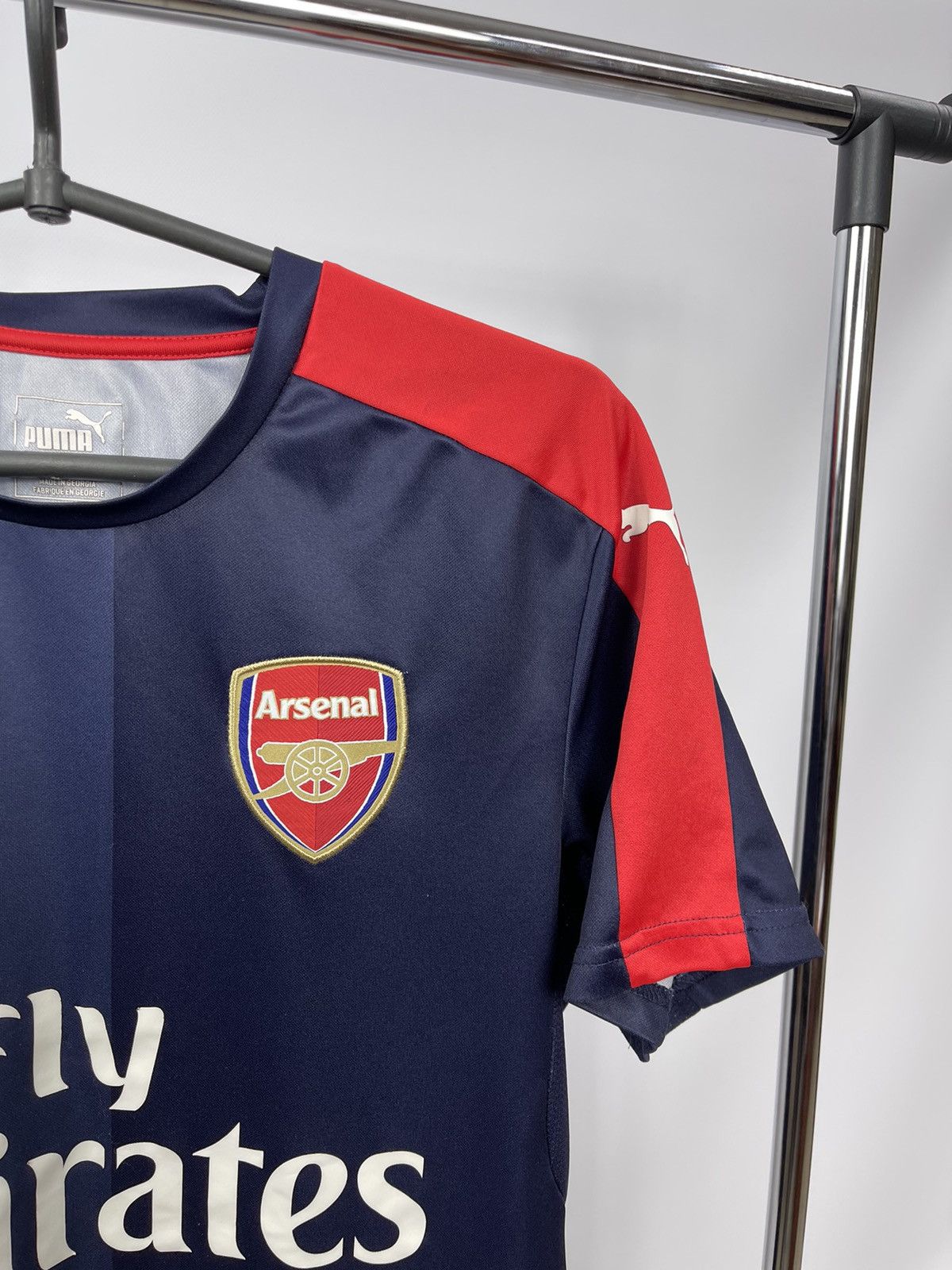 Puma Arsenal Soccer Jersey Men Size M Blue 2016 17 Training Size US M / EU 48-50 / 2 - 2 Thumbnail