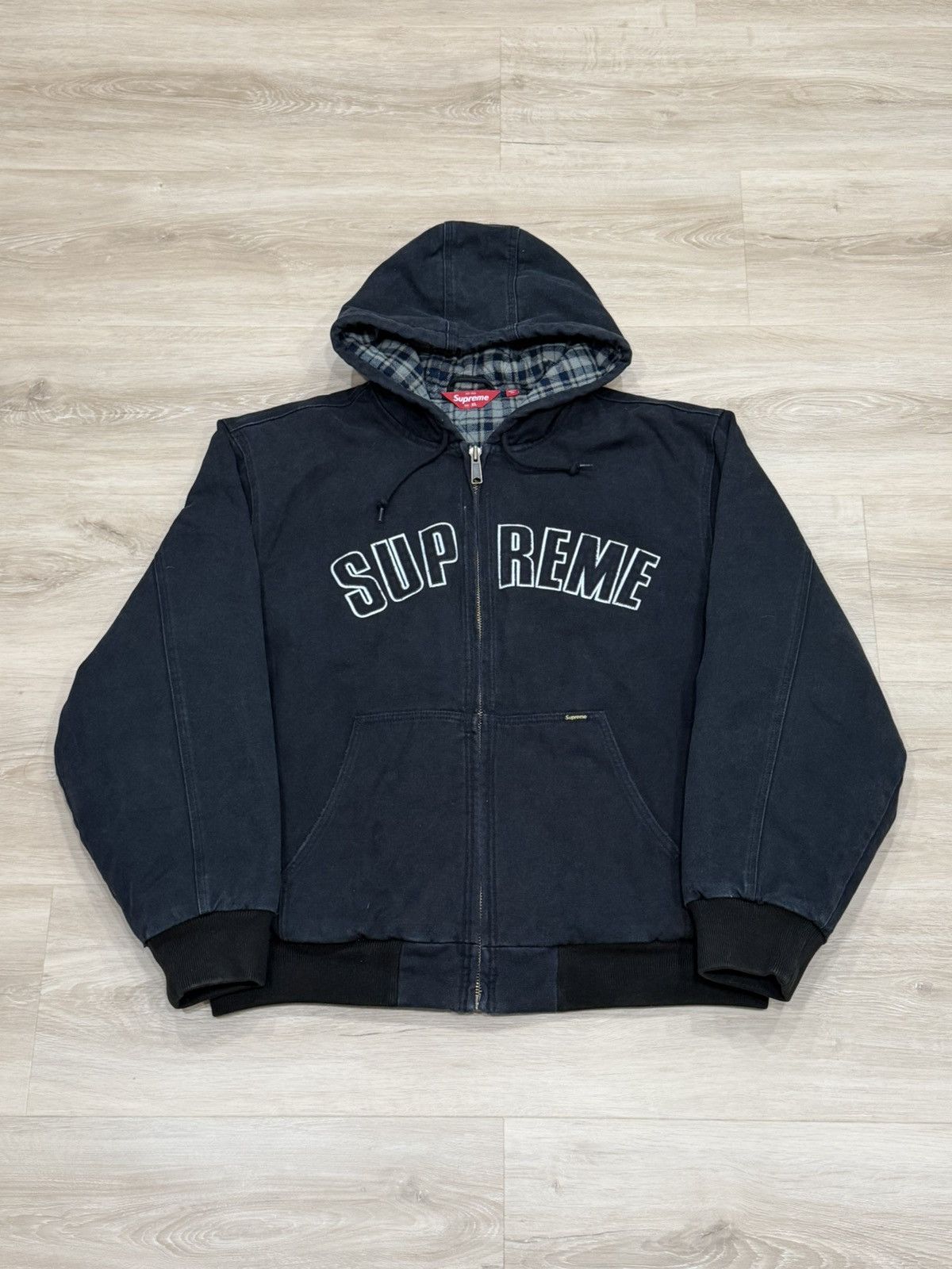 Supreme Supreme FW25 Reflective Arc Hooded Work Jacket Size US XL / EU 56 / 4 - 1 Thumbnail