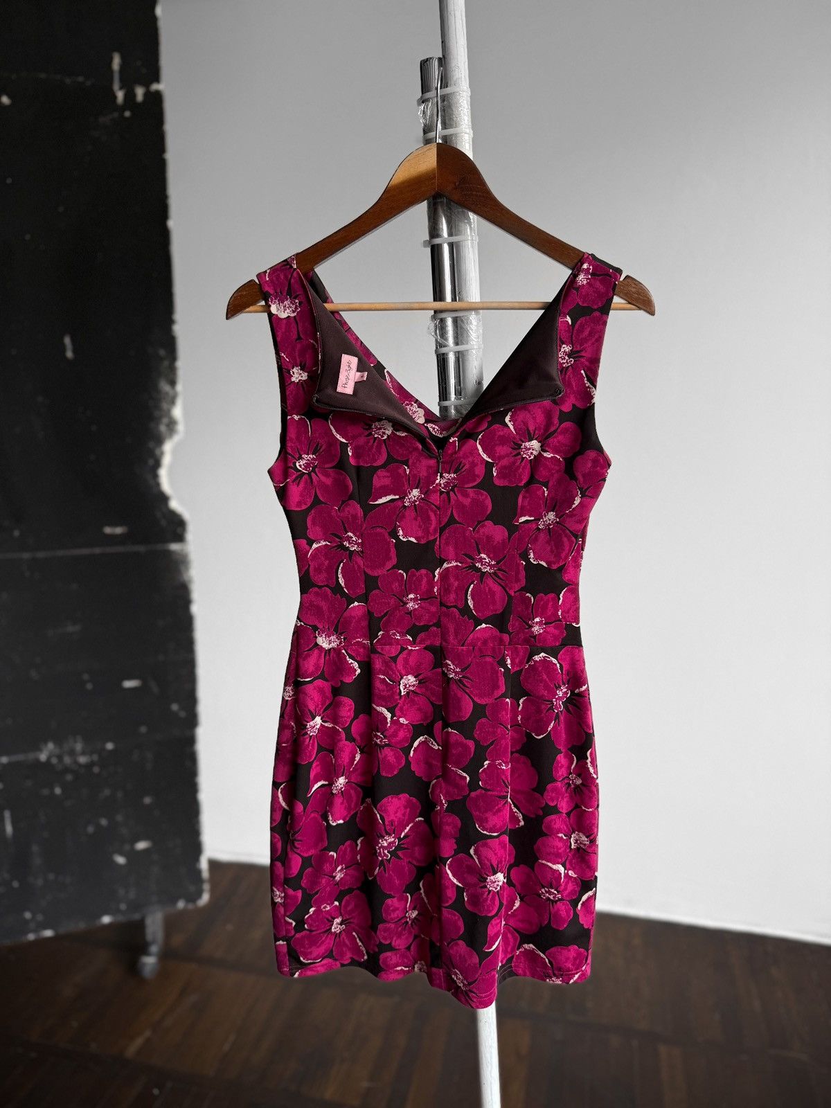 Designer Phase Eight Womens Floral Cowl Neck Sleeveless Sheath Dress Size S / US 4 / IT 40 - 2 Thumbnail