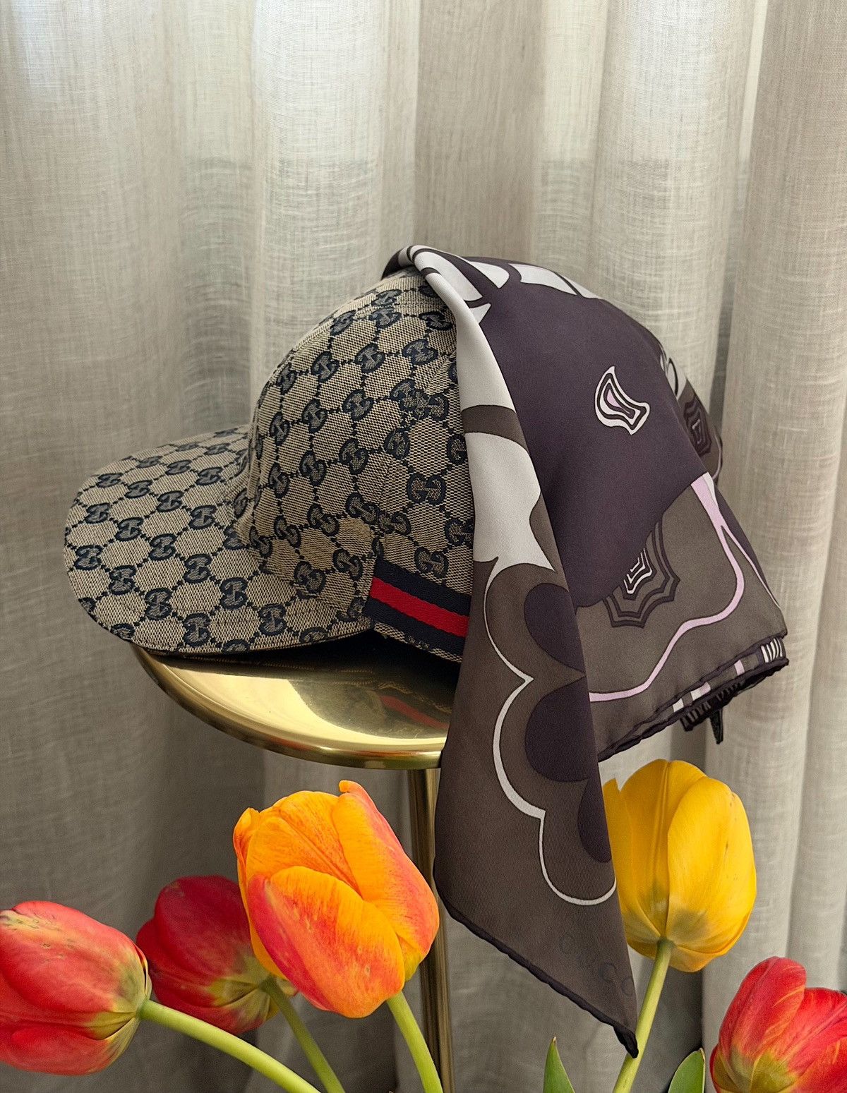 Gucci GUCCI Tom Ford 2001 Floral Silk Bandana Scarf Demna Runway Size ONE SIZE - 18 Thumbnail