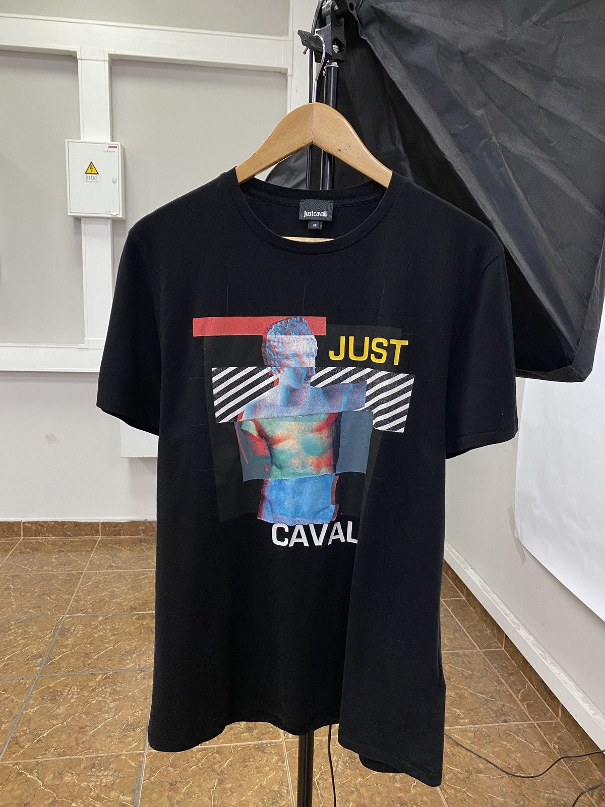 Just Cavalli × Roberto Cavalli Roberto Just Cavalli 3d Print T-Shirt Rare Retro Hype Y2K Size US M / EU 48-50 / 2 - 1 Thumbnail