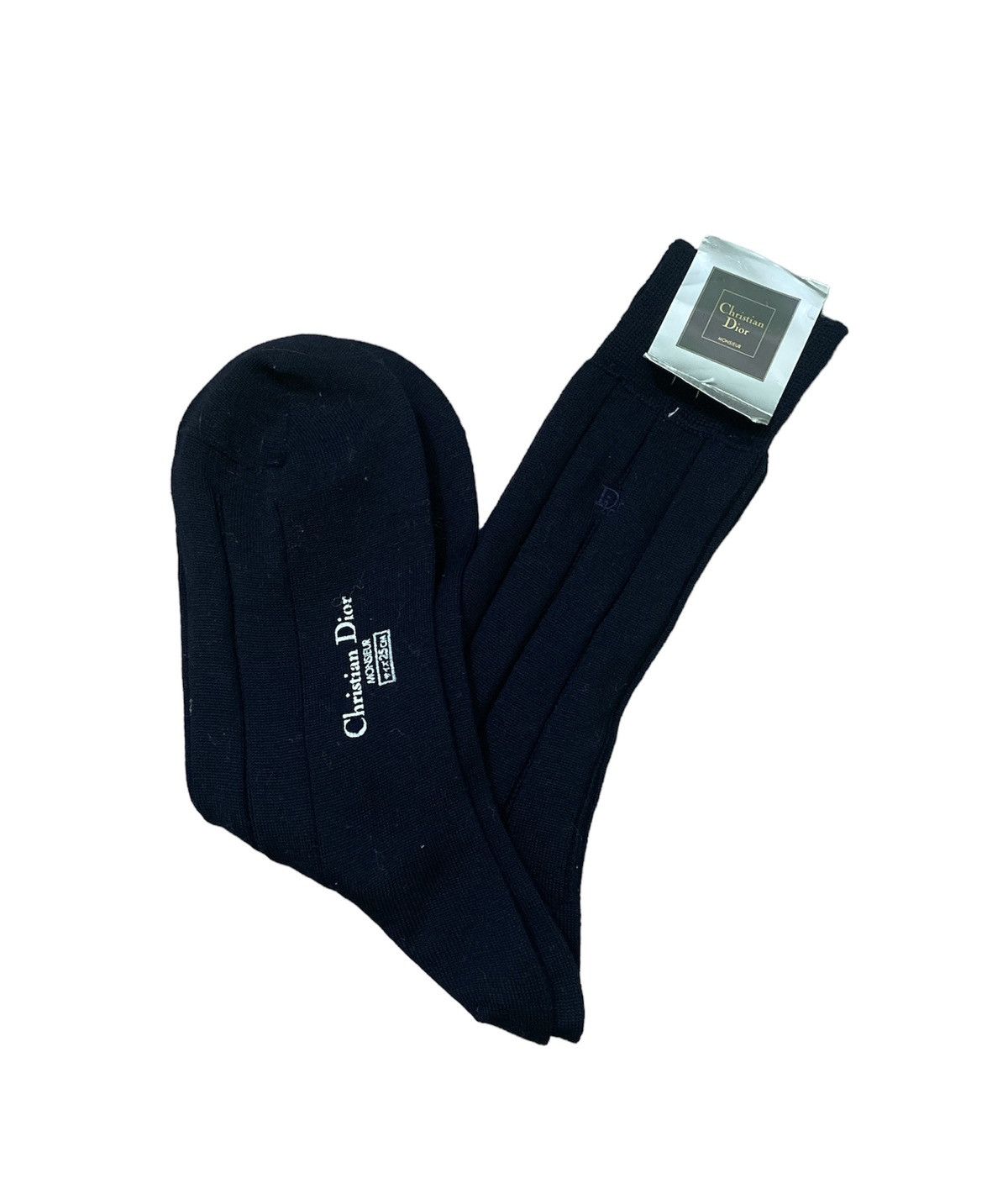 Christian Dior Monsieur × Dior Luxury Designer Christian Dior embroided logo socks Size ONE SIZE - 4 Thumbnail