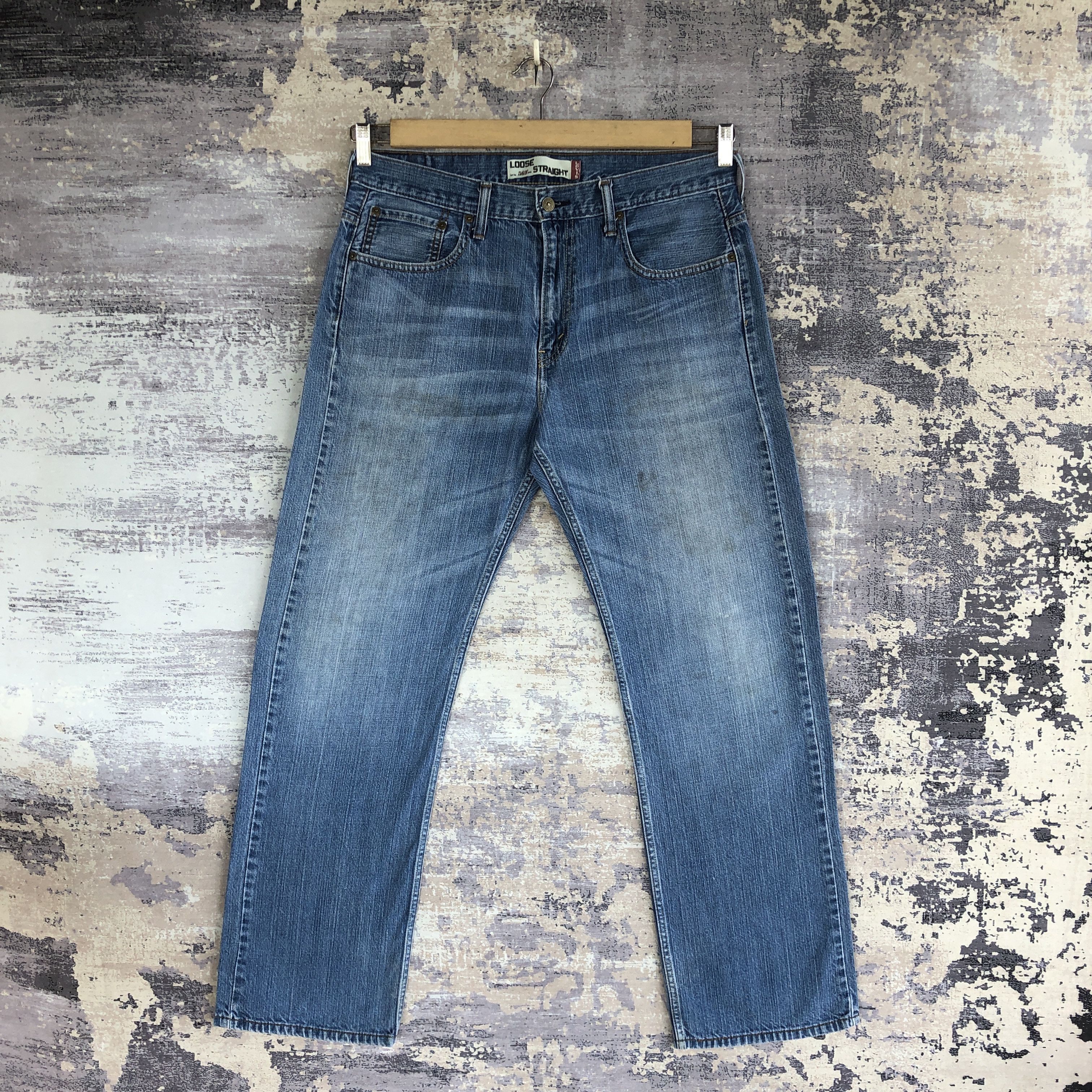 Levi's Vintage Levis 569 Baggy Jeans Levi's Faded Light Wash Denim Size US 34 / EU 50 - 1 Thumbnail
