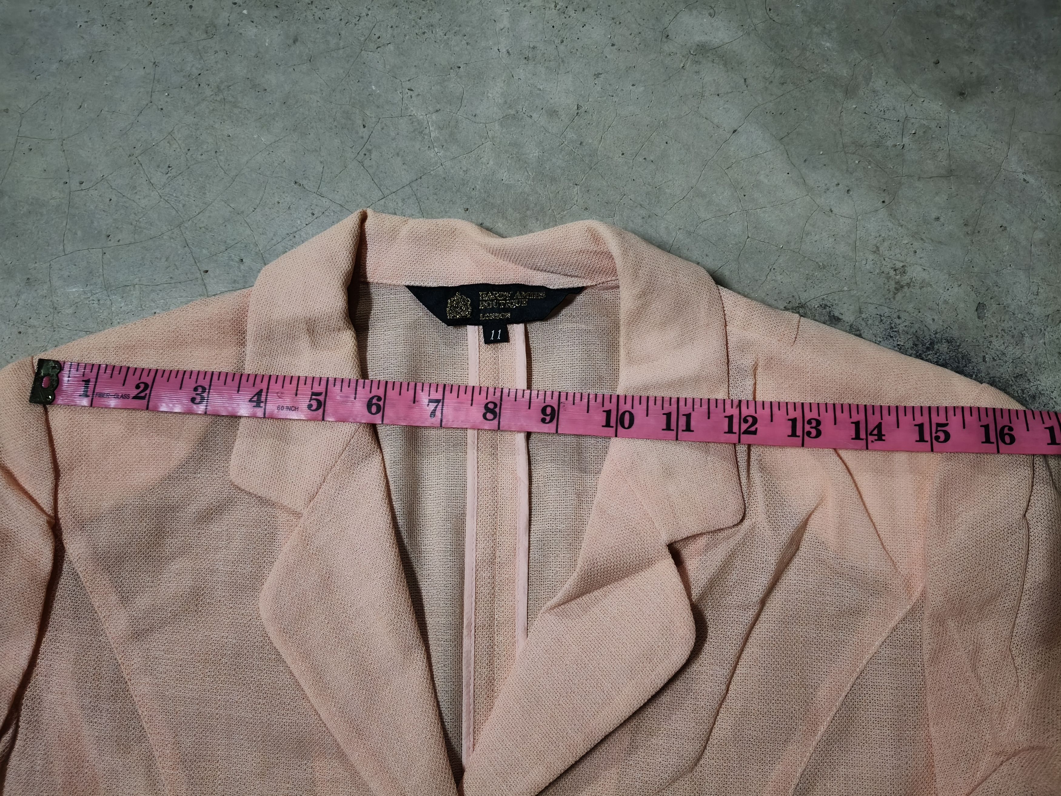 Designer × Hardy Amies × Vintage Hardy Amies See Through Blazer's Size M / US 6-8 / IT 42-44 - 11 Thumbnail