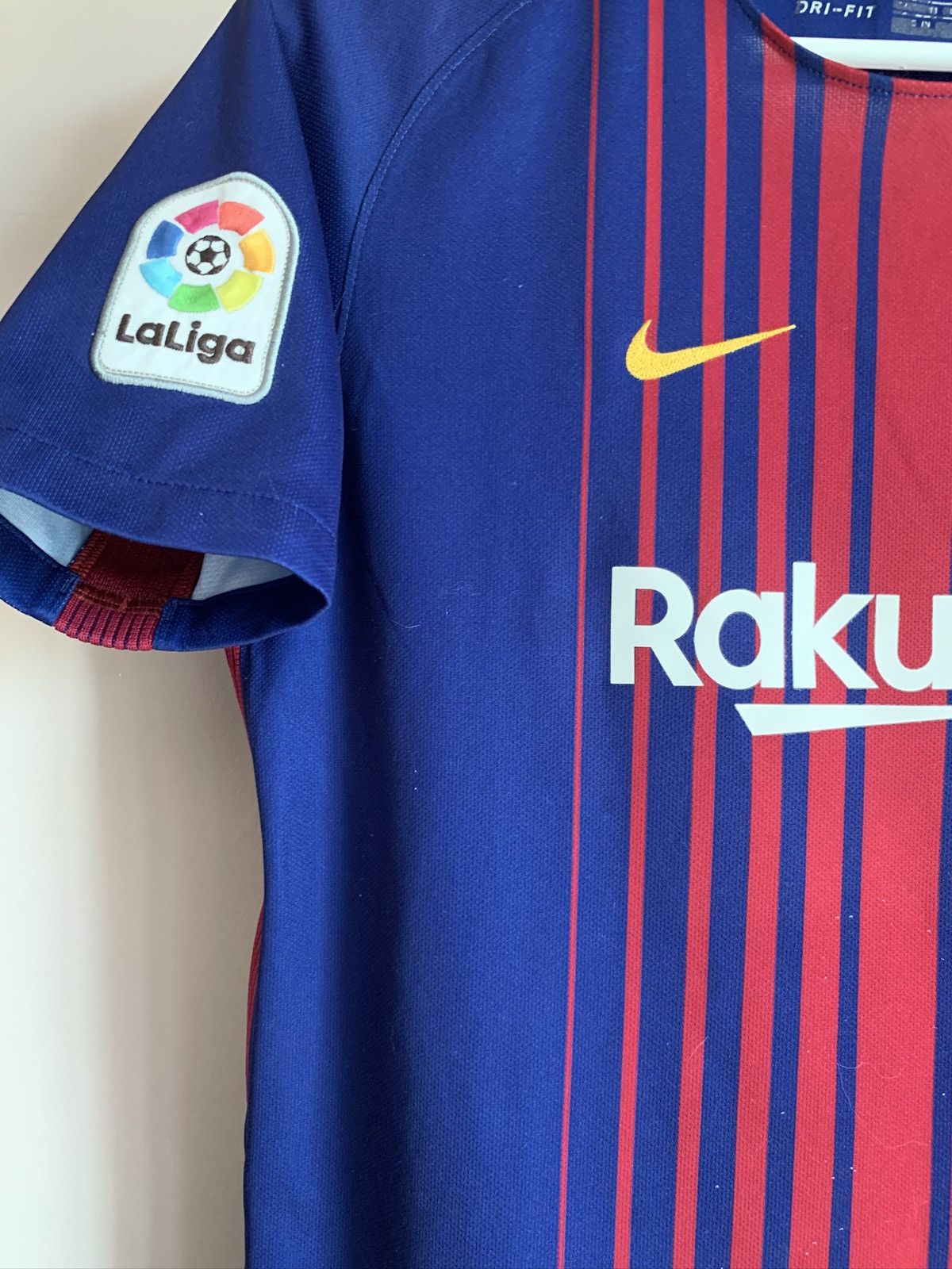 Nike Barcelona 2017 Home Football Shirt Nike Soccer Jersey Sz XS Size US S / EU 44-46 / 1 - 4 Thumbnail