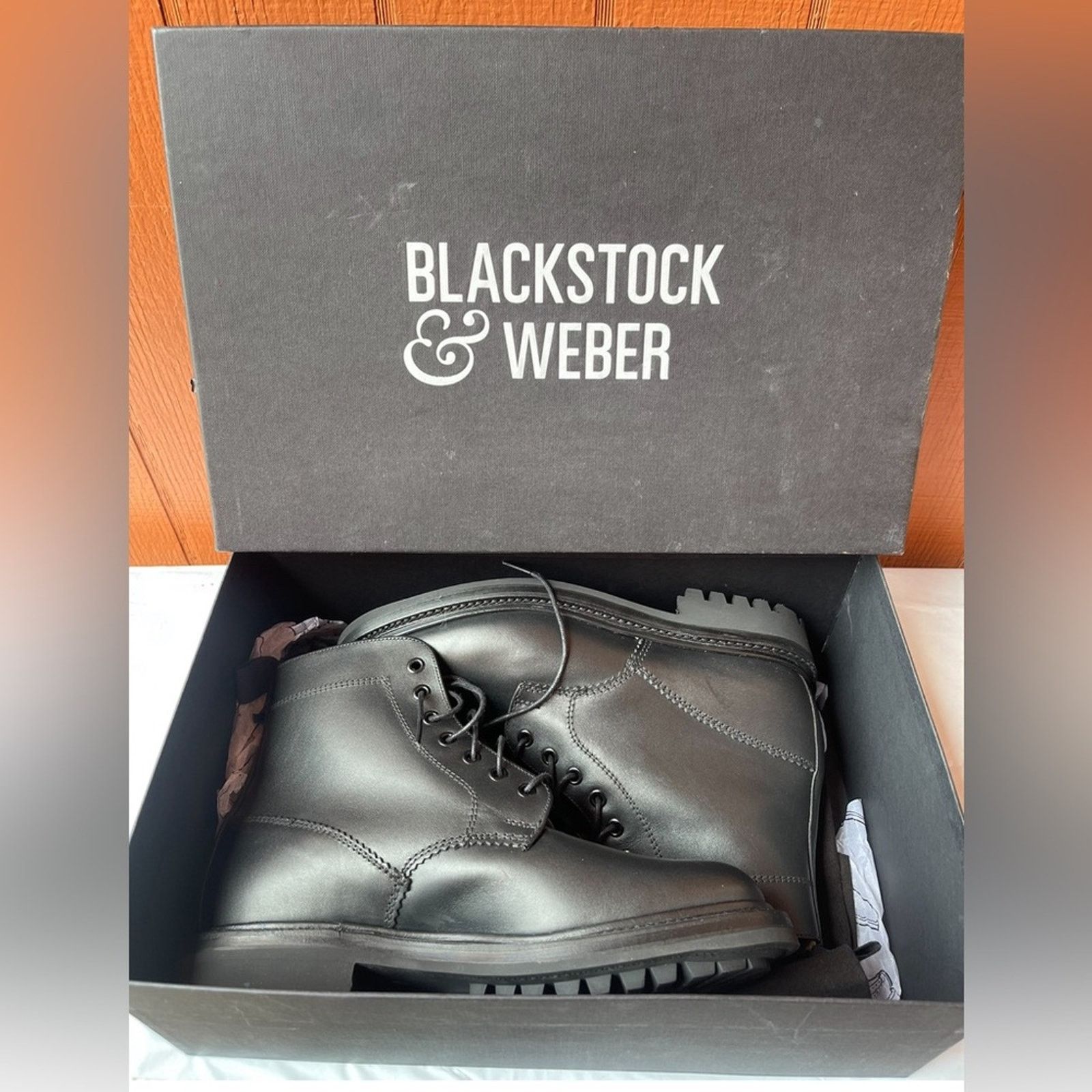 Blackstock & Weber Blackstock & Weber Boots Men Commando Sole US:7:5 NEW Size US 7.5 / EU 40-41 - 3 Thumbnail