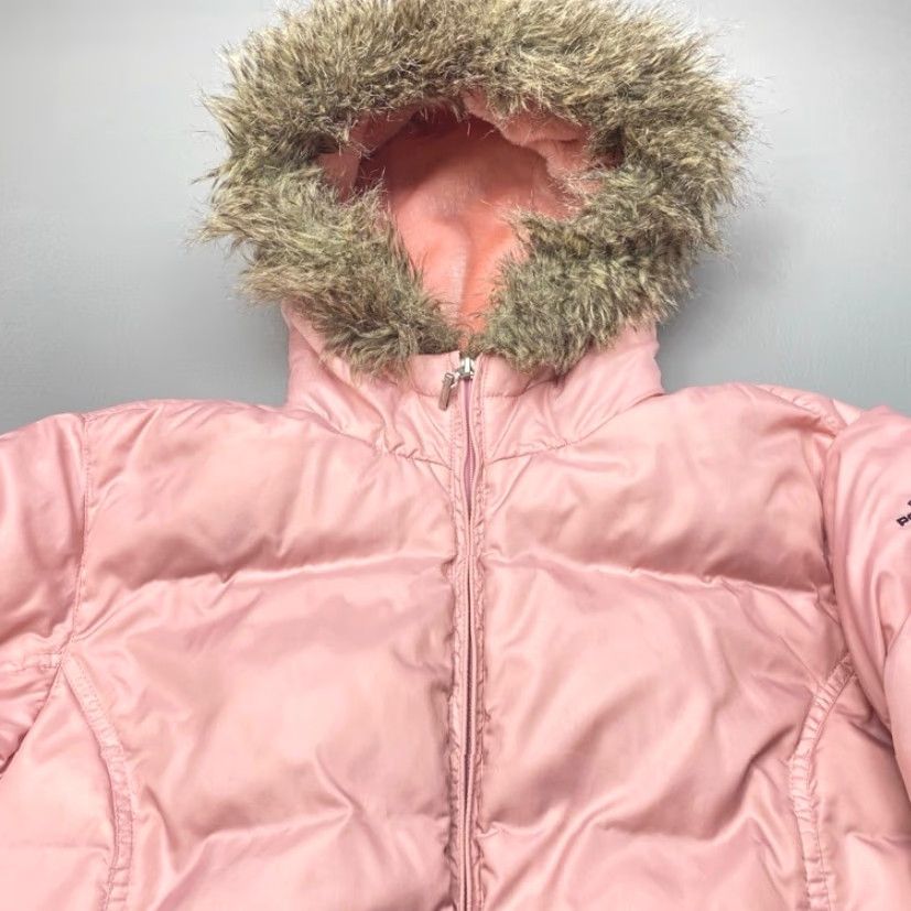 Polo Ralph Lauren Polo Jeans Ralph Lauren Womens Small Full Zip Hood Fur Lined Pink Puffer Jacket Size 28" / US 6 / IT 42 - 4 Thumbnail