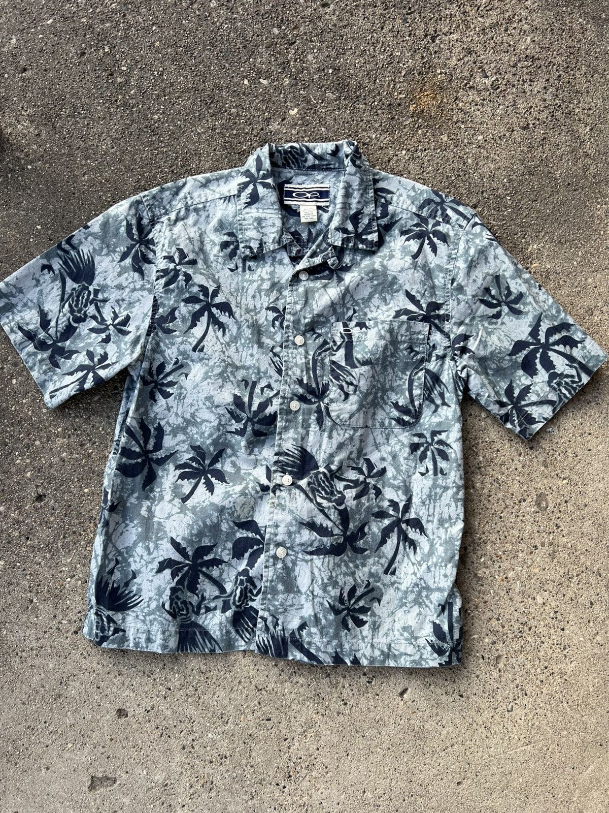 Ocean Pacific × Vintage Y2K Ocean Pacific Hawaiian Button Down Shirt Fits S Tag XL Size US S / EU 44-46 / 1 - 1 Thumbnail