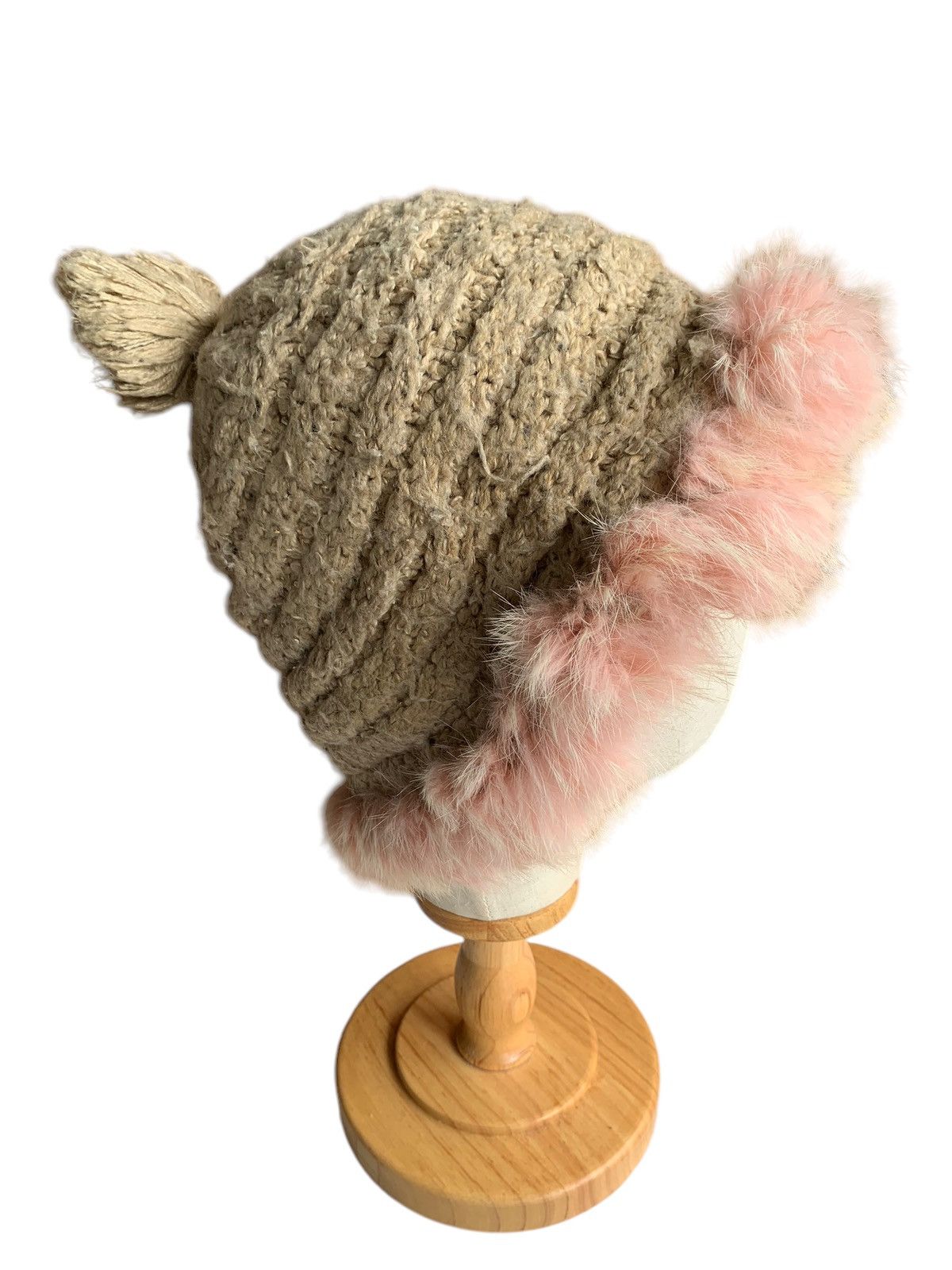 Japanese Brand × Kapital × Vintage Knitted Crochet Fur Rare Hairy Distressed Winter session hat Size ONE SIZE - 2 Thumbnail