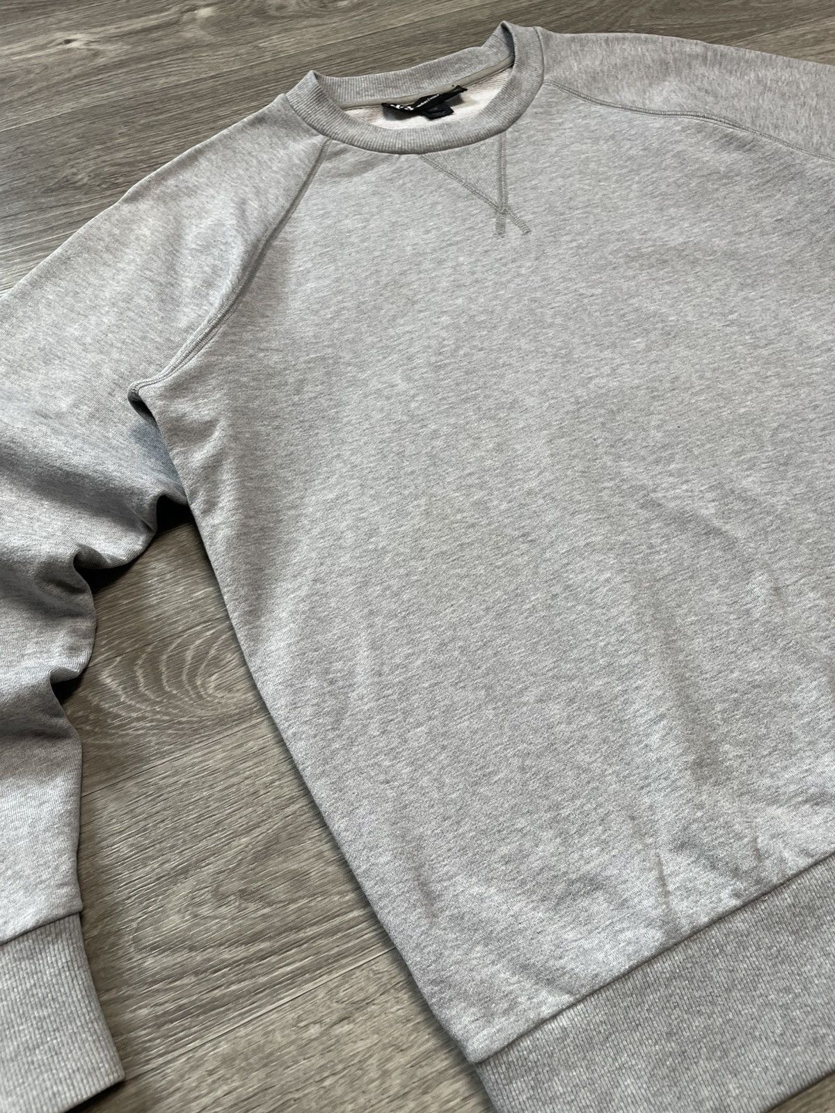 Yohji Yamamoto Yohji Yamamoto x Adidas Y-3 Big Logo Gray Sweatshirt Size US M / EU 48-50 / 2 - 7 Thumbnail