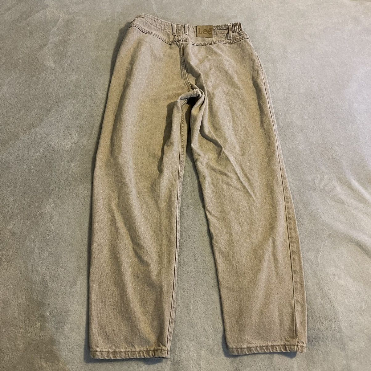Lee Vintage Lee Jeans Women 18 Medium Beige Bootcut 80/90s 34x31 Size 34" / US 12 / IT 48 - 2 Thumbnail
