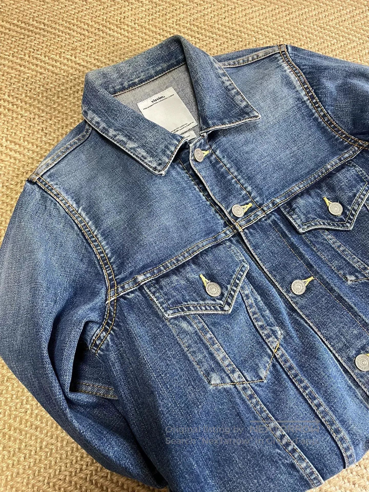Visvim VISVIM SS 103 Damaged Washed Denim Jacket. Size US M / EU 48-50 / 2 - 6 Thumbnail